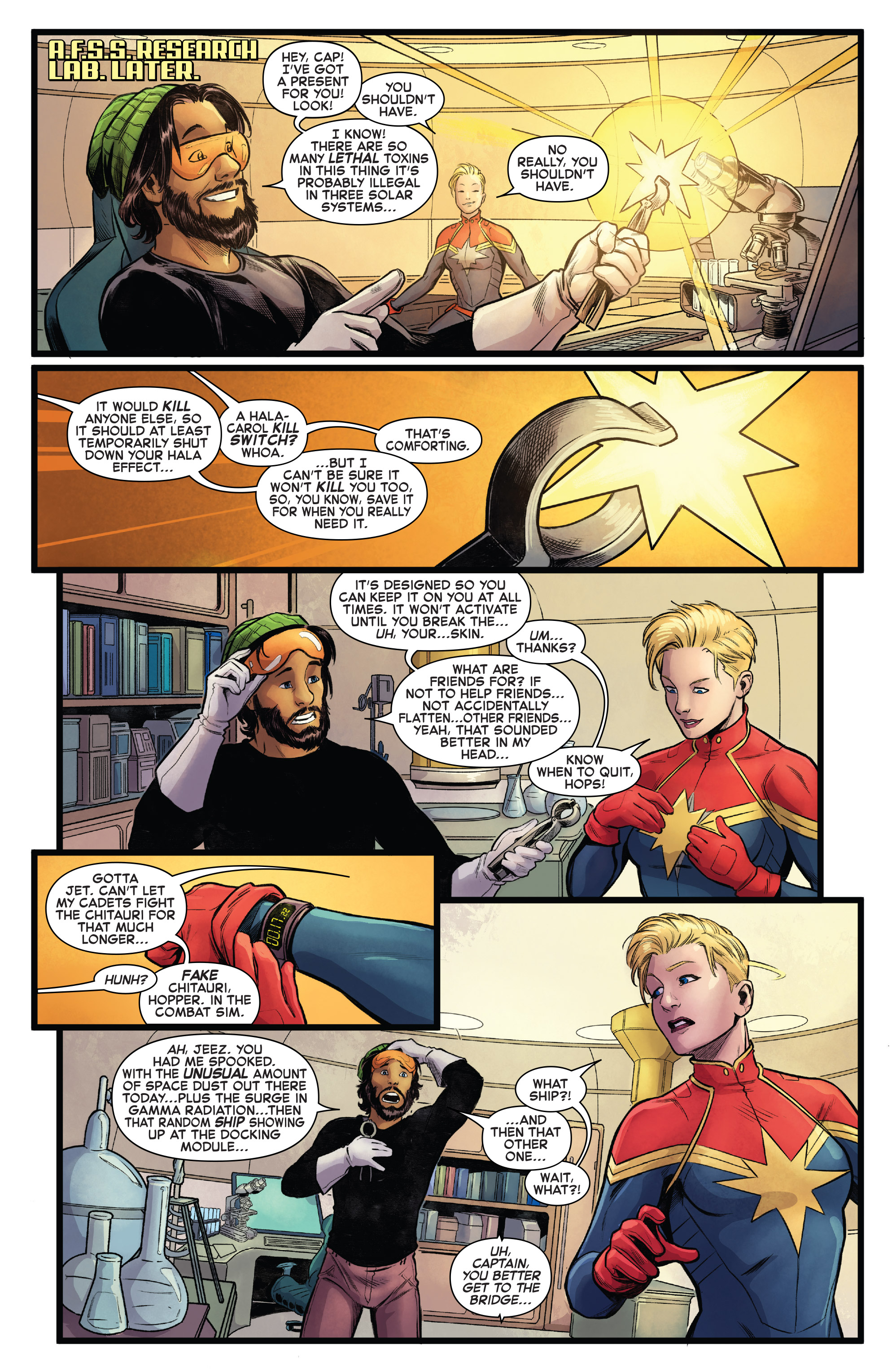 Read online The Mighty Captain Marvel comic -  Issue #5 - 9