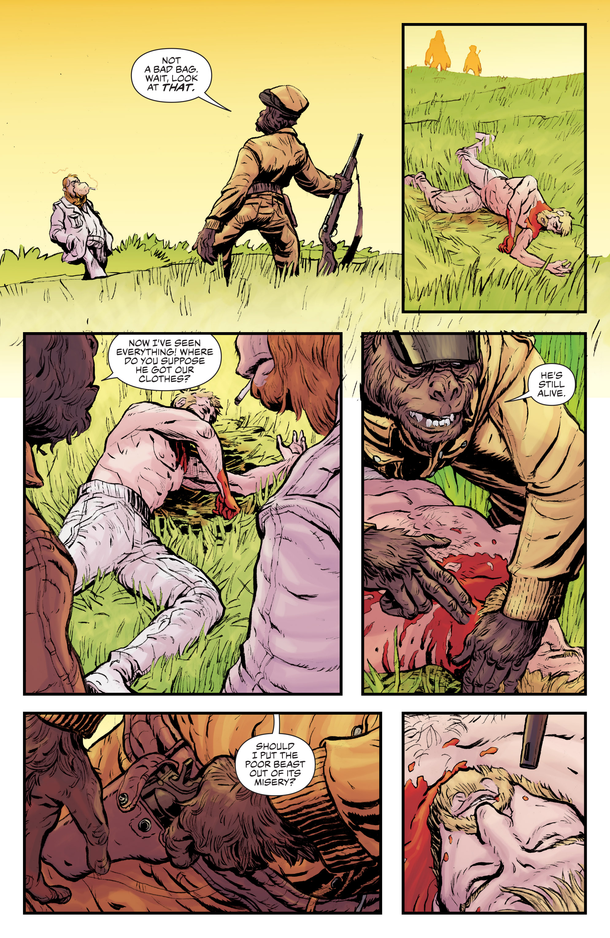 Read online Planet of the Apes Visionaries comic -  Issue # TPB - 36