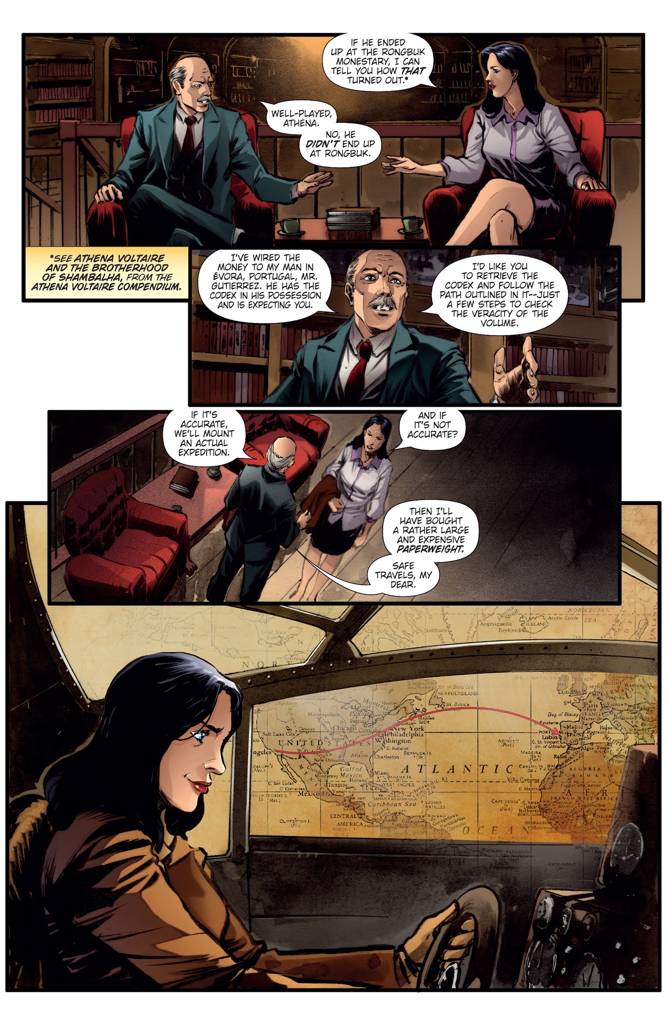 Read online Athena Voltaire comic -  Issue #5 - 6
