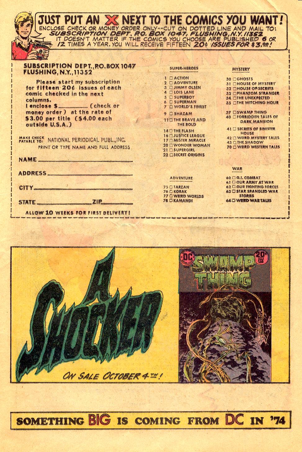 Read online Secret Origins (1973) comic -  Issue #6 - 17