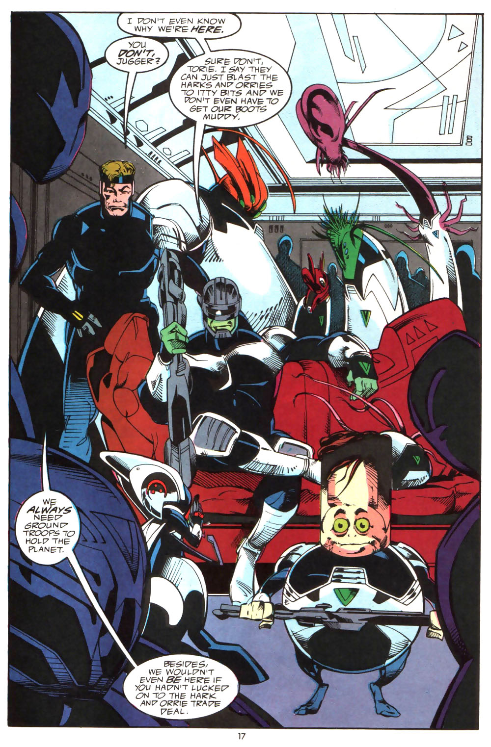 Read online Alien Legion (1987) comic -  Issue #9 - 19