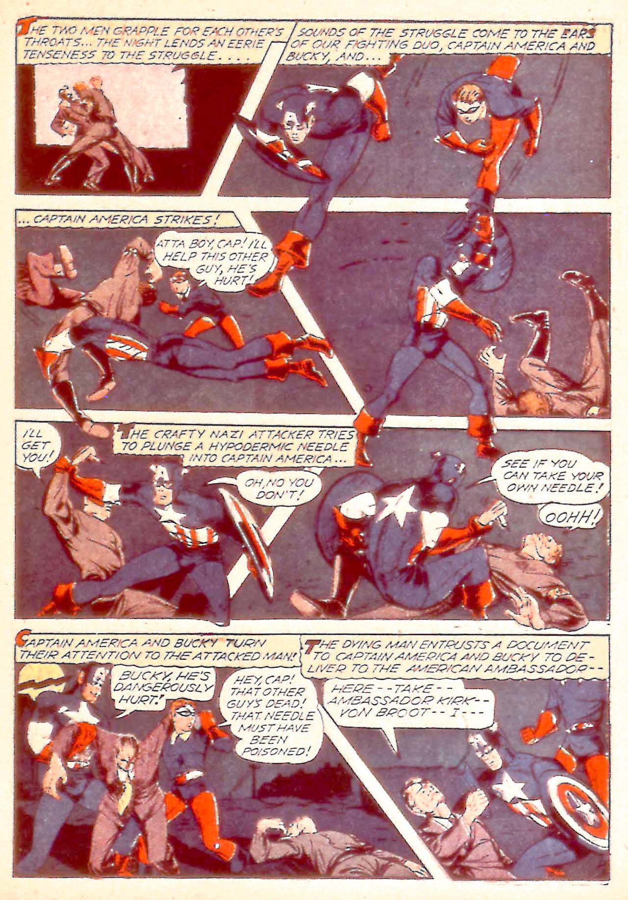Read online Captain America Comics comic -  Issue #30 - 49