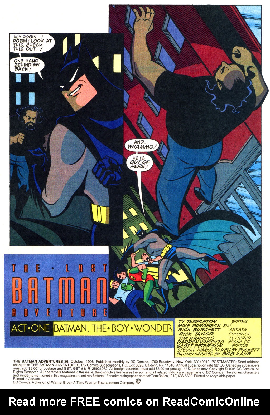 Read online The Batman Adventures comic -  Issue #36 - 2