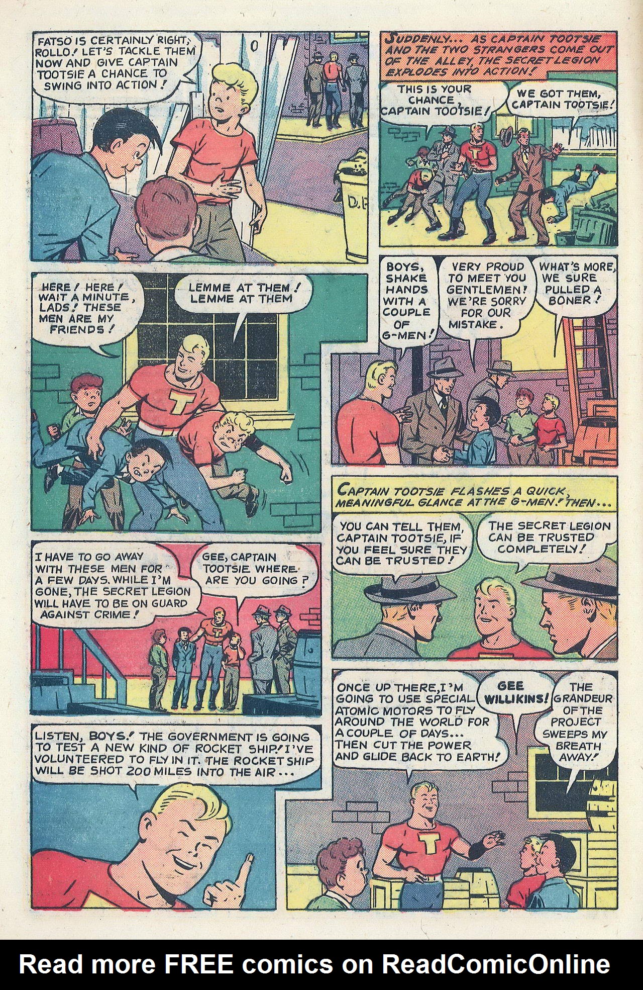 Read online Adventure of Captain Tootsie & the Space Legion comic -  Issue #1 - 4