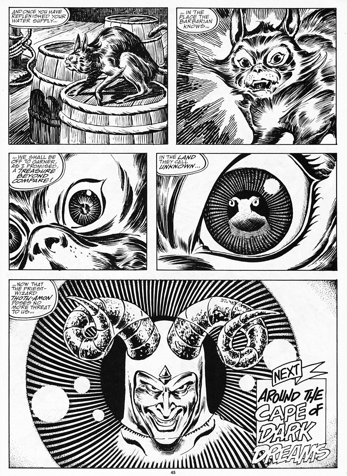 Read online The Savage Sword Of Conan comic -  Issue #191 - 47