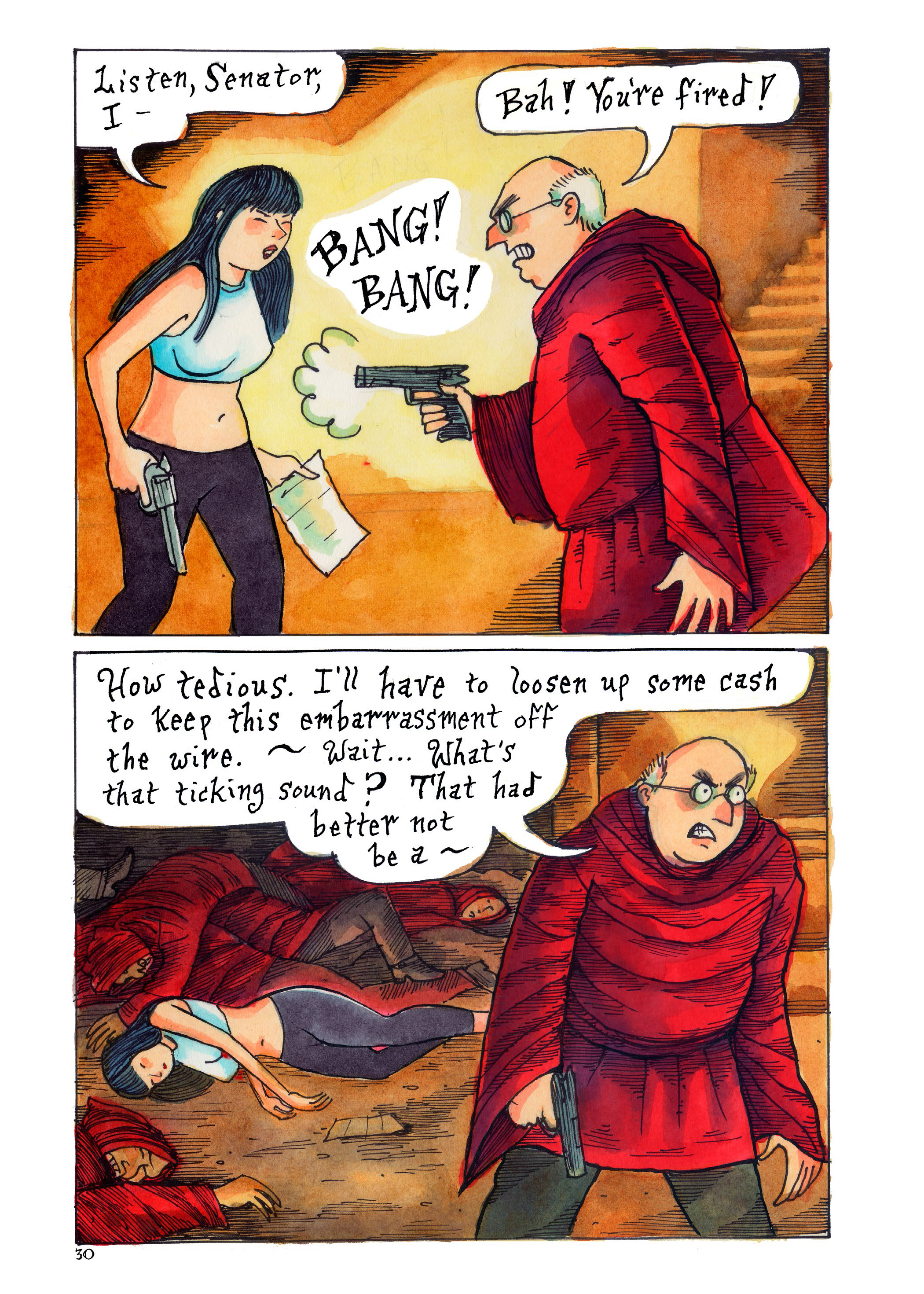 Read online Violenzia and Other Deadly Amusements comic -  Issue # TPB - 31