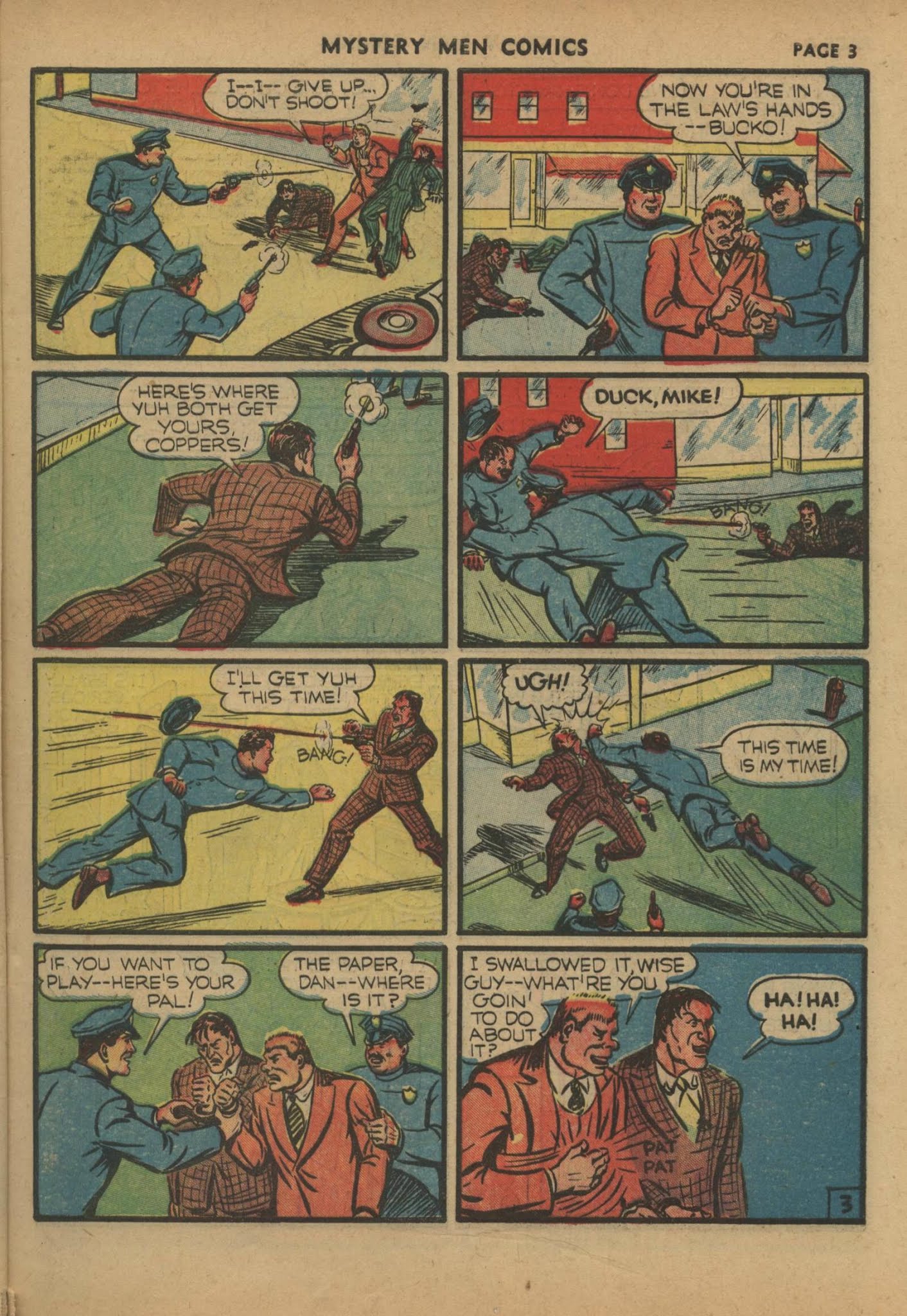 Read online Mystery Men Comics comic -  Issue #19 - 5