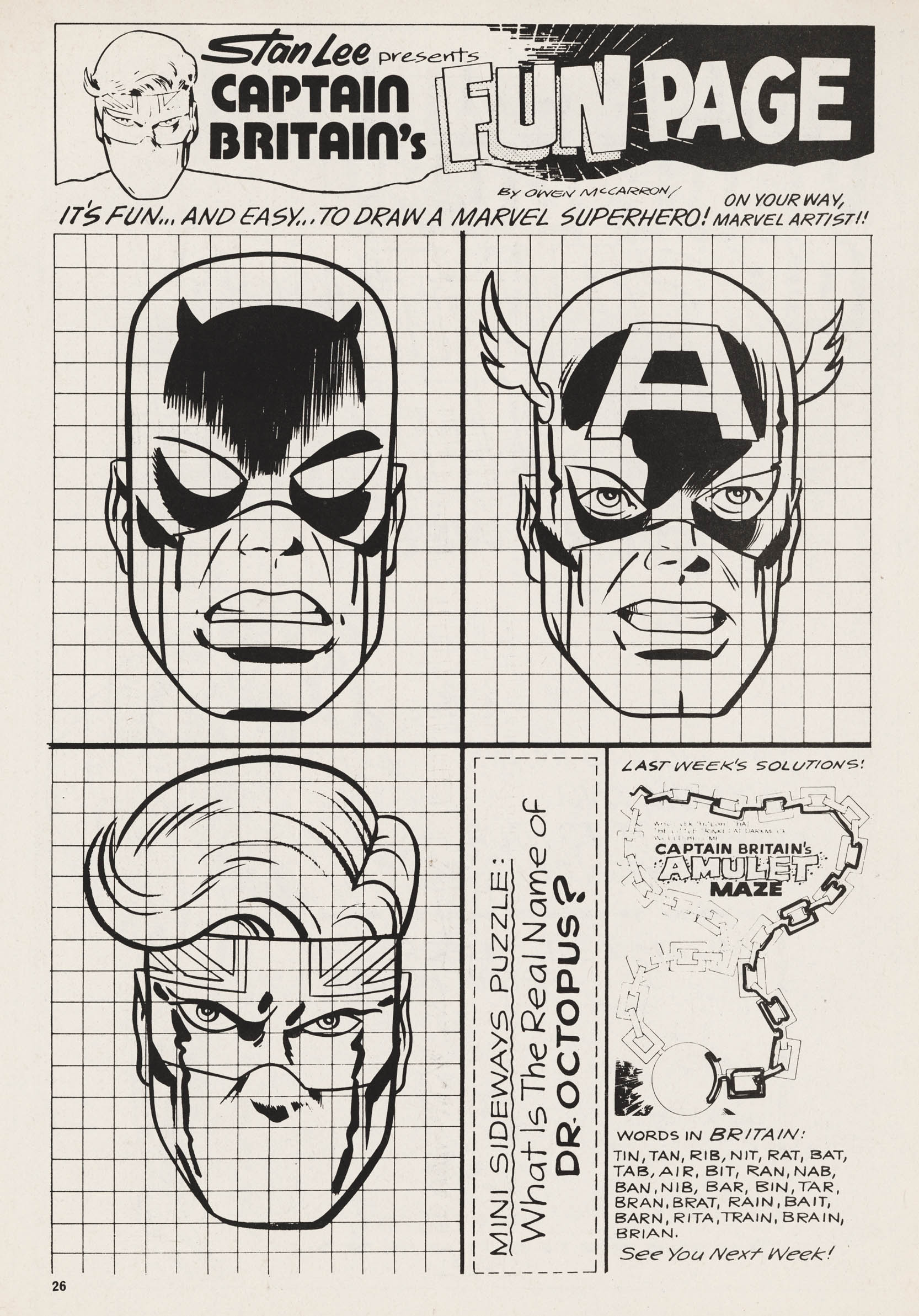 Read online Captain Britain (1976) comic -  Issue #24 - 26