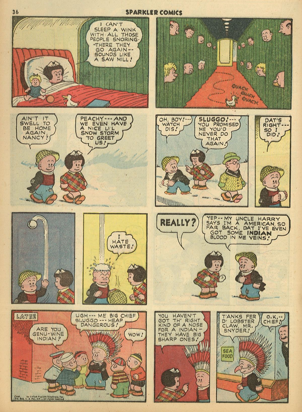 Read online Sparkler Comics comic -  Issue #9 - 37