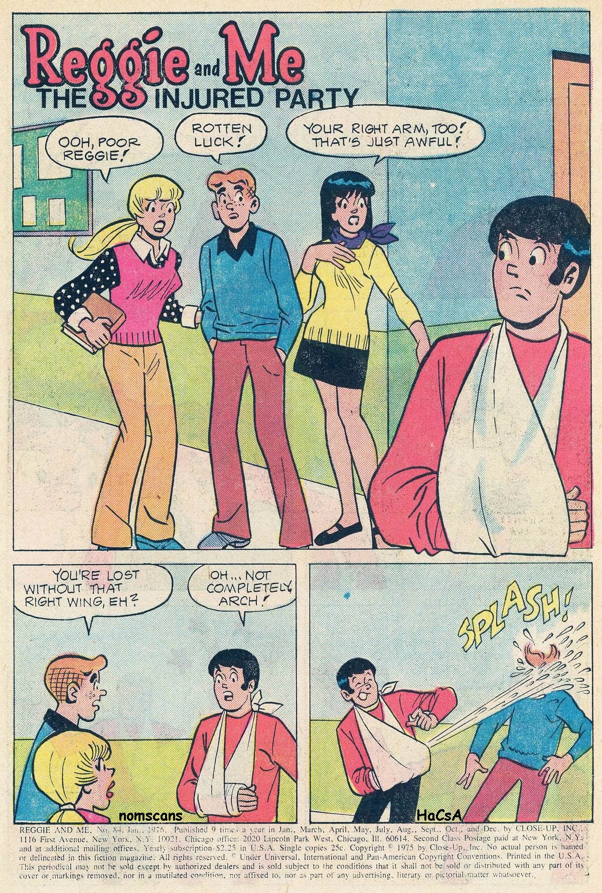Read online Reggie and Me (1966) comic -  Issue #84 - 2