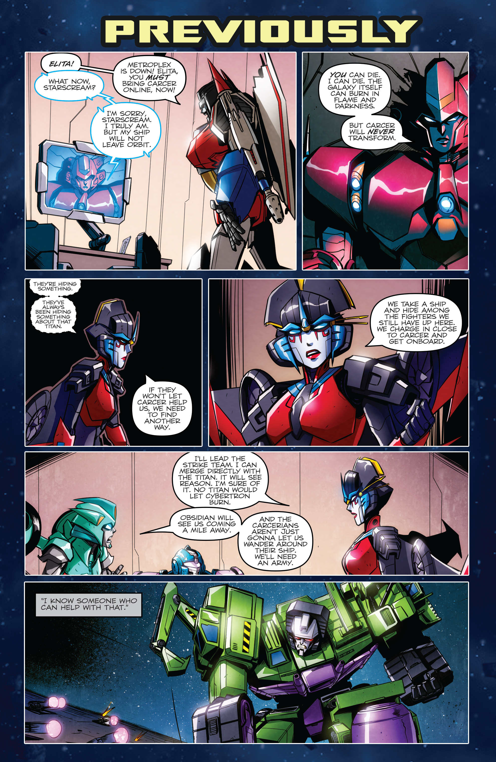Read online Transformers: Till All Are One comic -  Issue #7 - 3
