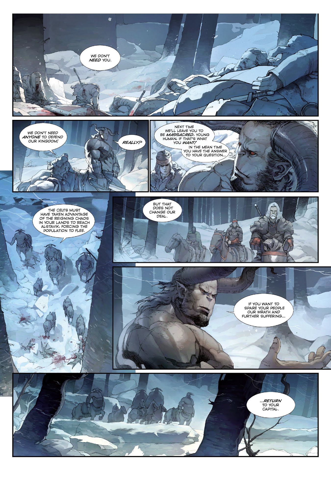 Read online Konungar: War of Crowns comic -  Issue #3 - 8