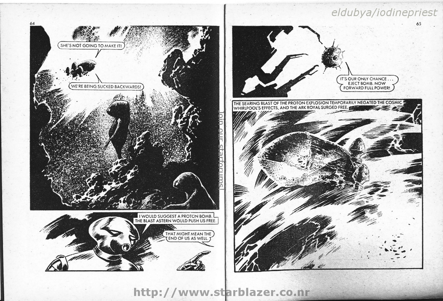 Read online Starblazer comic -  Issue #56 - 34