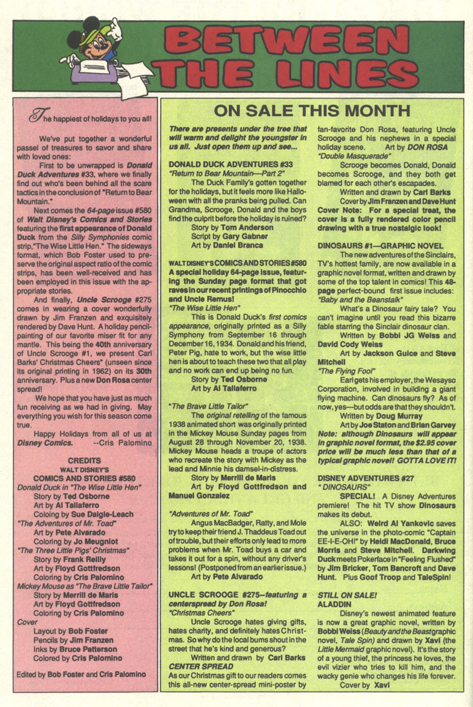 Read online Walt Disney's Comics and Stories comic -  Issue #580 - 61