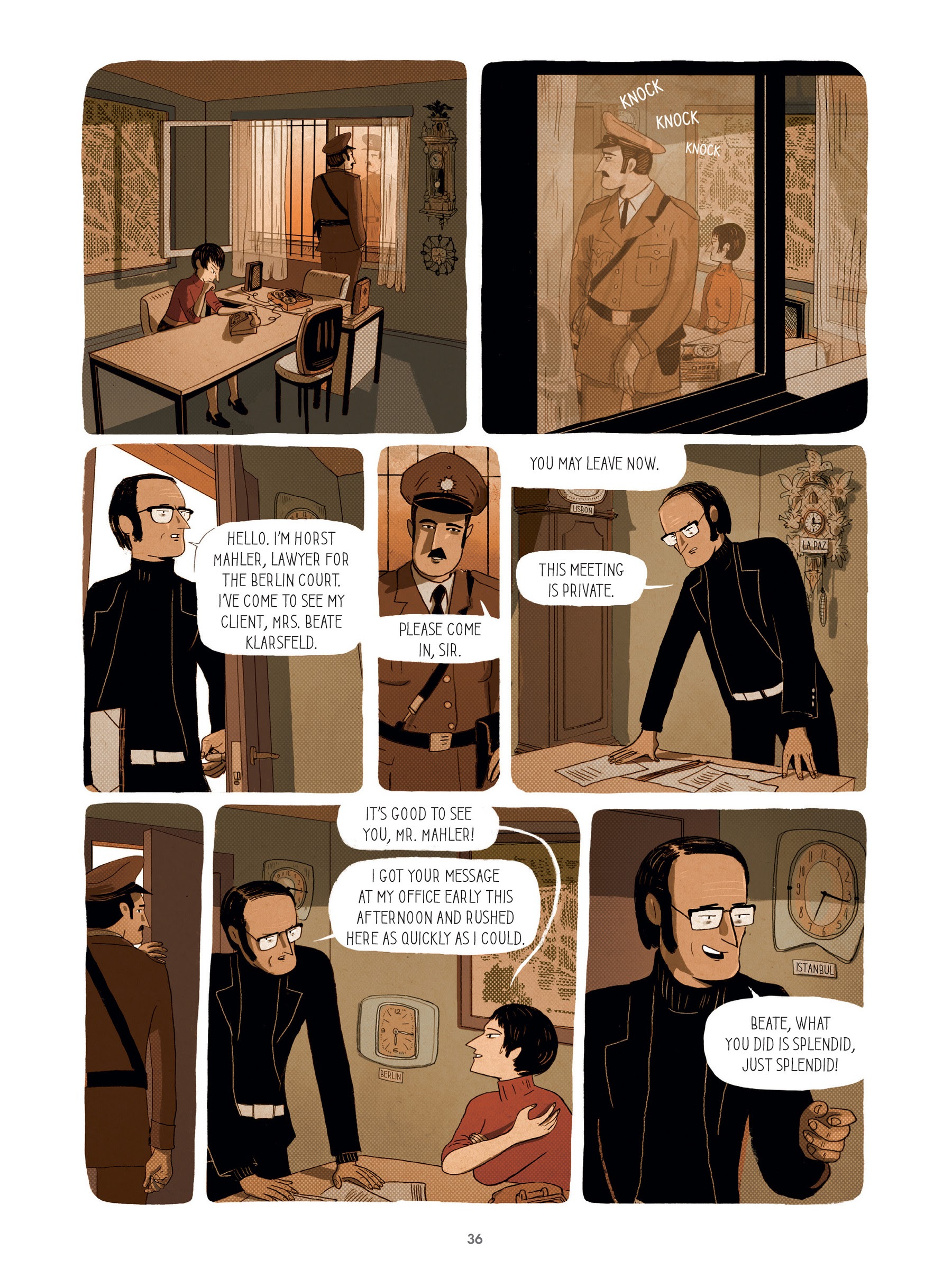 Read online For Justice: The Serge & Beate Klarsfeld Story comic -  Issue # TPB (Part 1) - 37