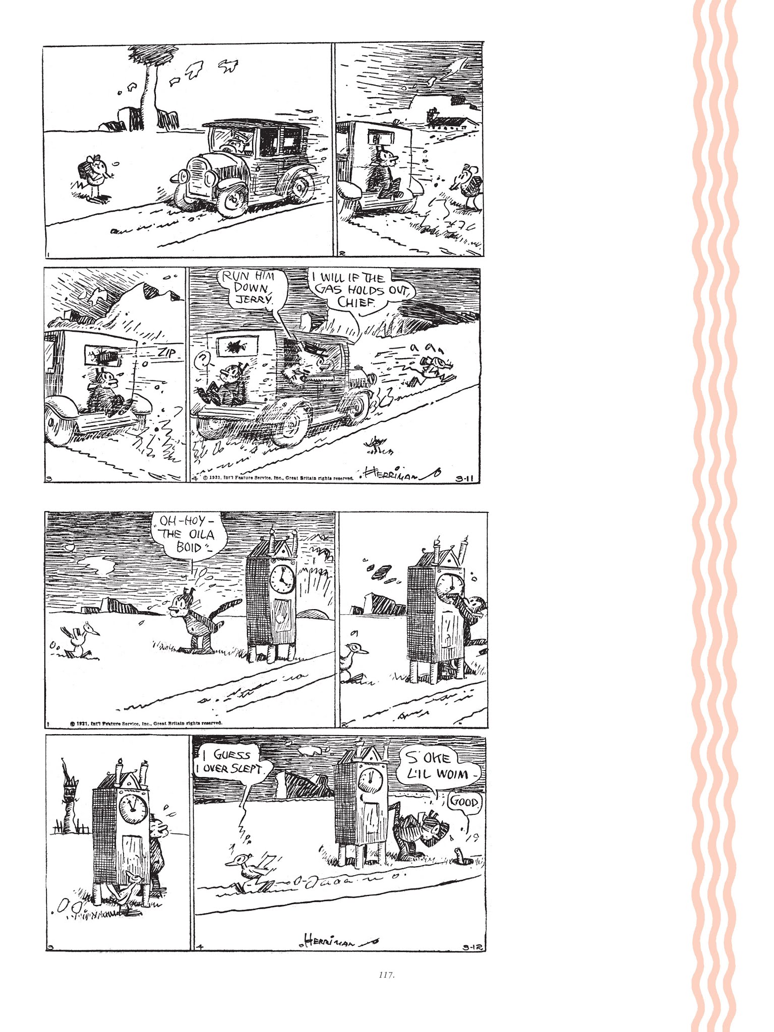 Read online Krazy & Ignatz comic -  Issue # TPB 7 - 114