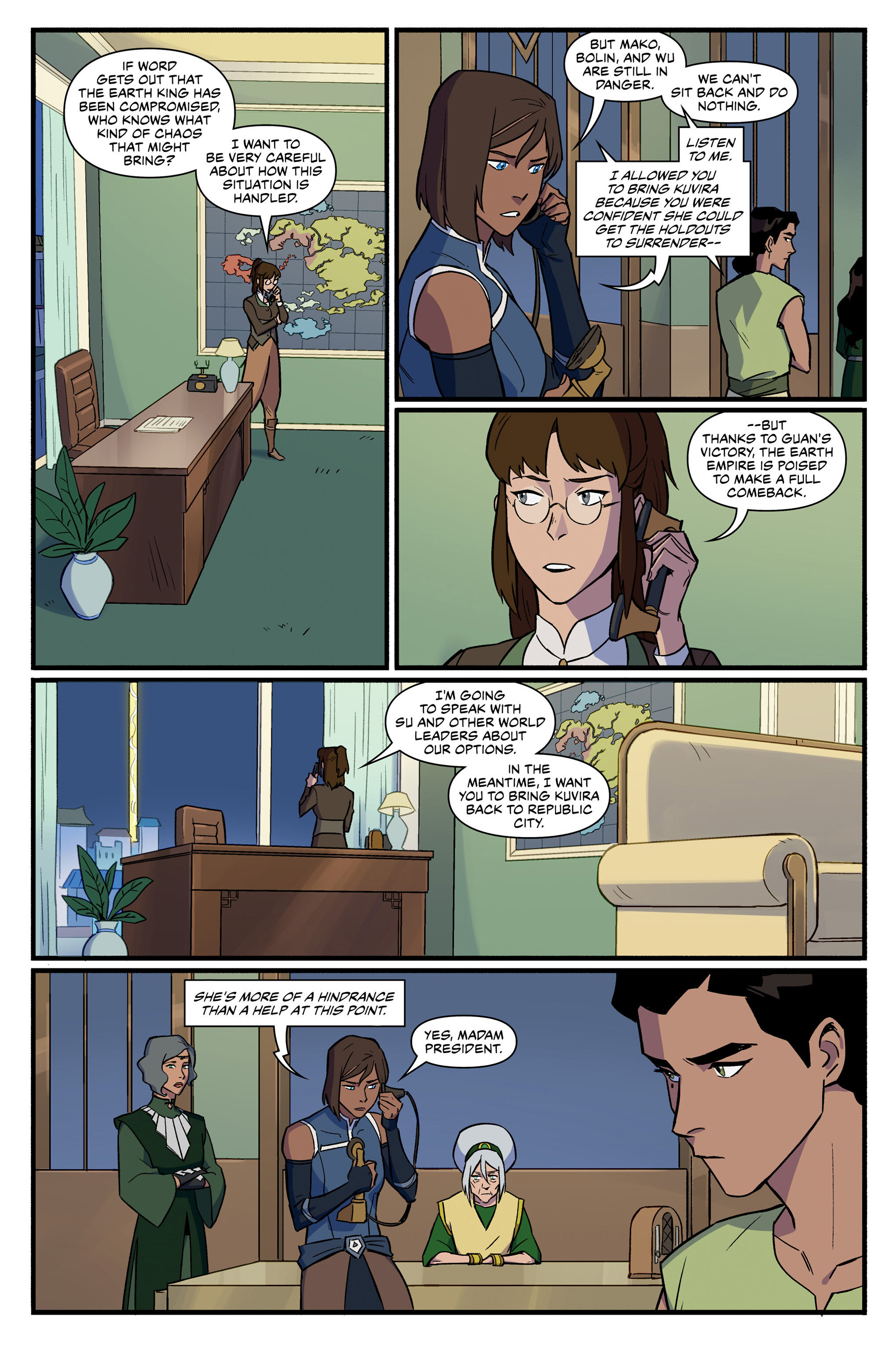 Read online Nickelodeon The Legend of Korra: Ruins of the Empire comic -  Issue # TPB 3 - 34