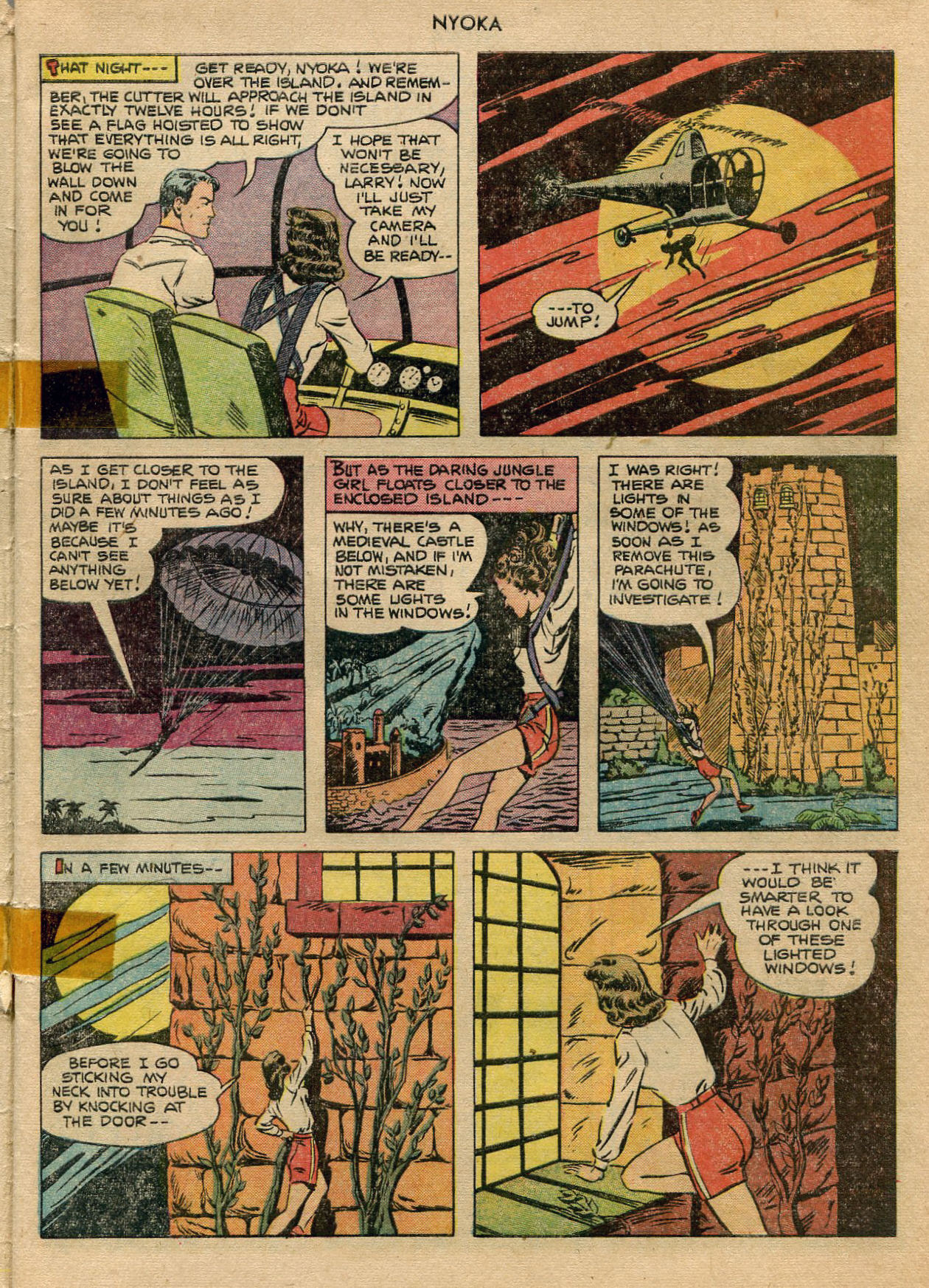 Read online Nyoka the Jungle Girl (1945) comic -  Issue #63 - 5