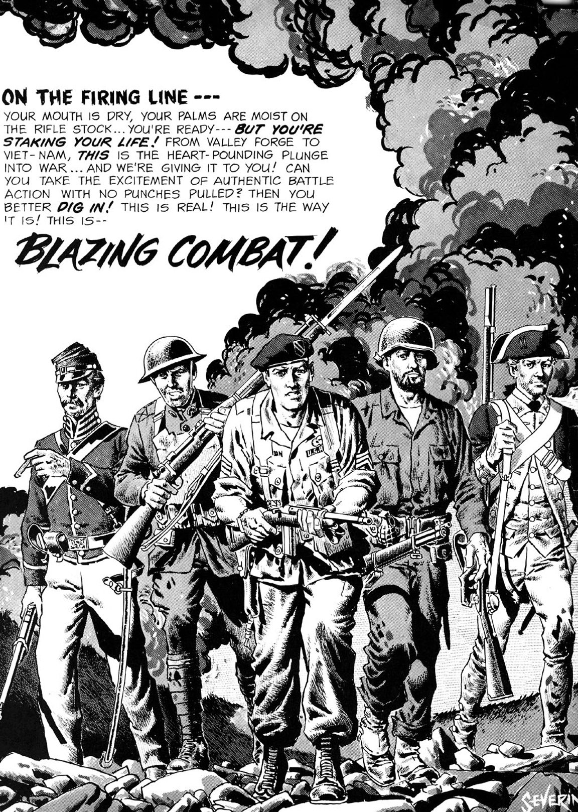 Read online Blazing Combat comic -  Issue #1 - 2