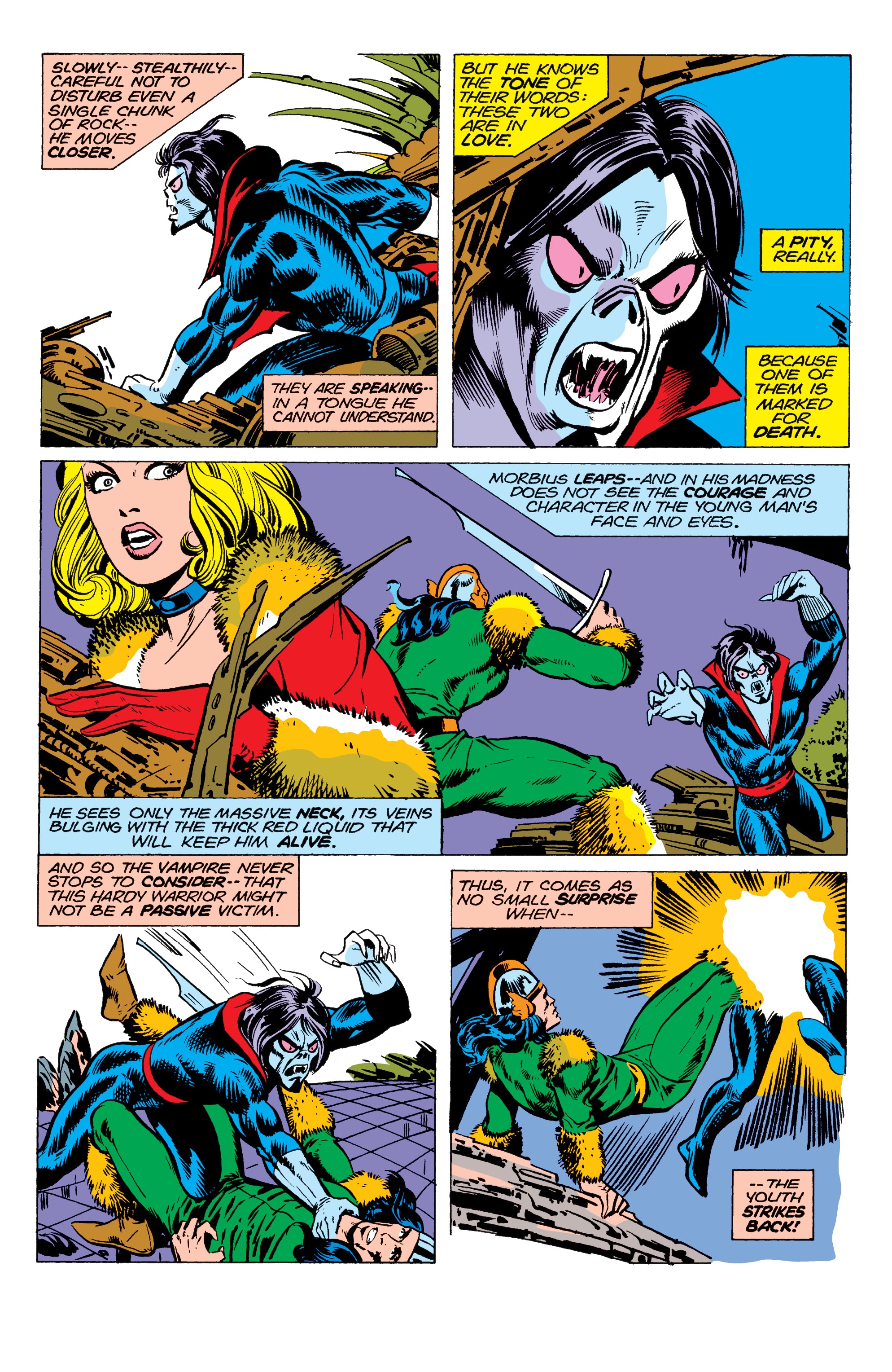 Read online Morbius Epic Collection comic -  Issue # The Living Vampire (Part 2) - 96