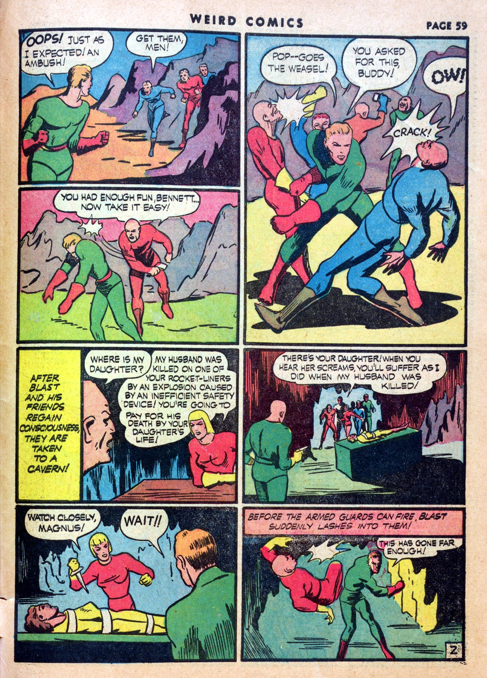 Read online Weird Comics comic -  Issue #14 - 60