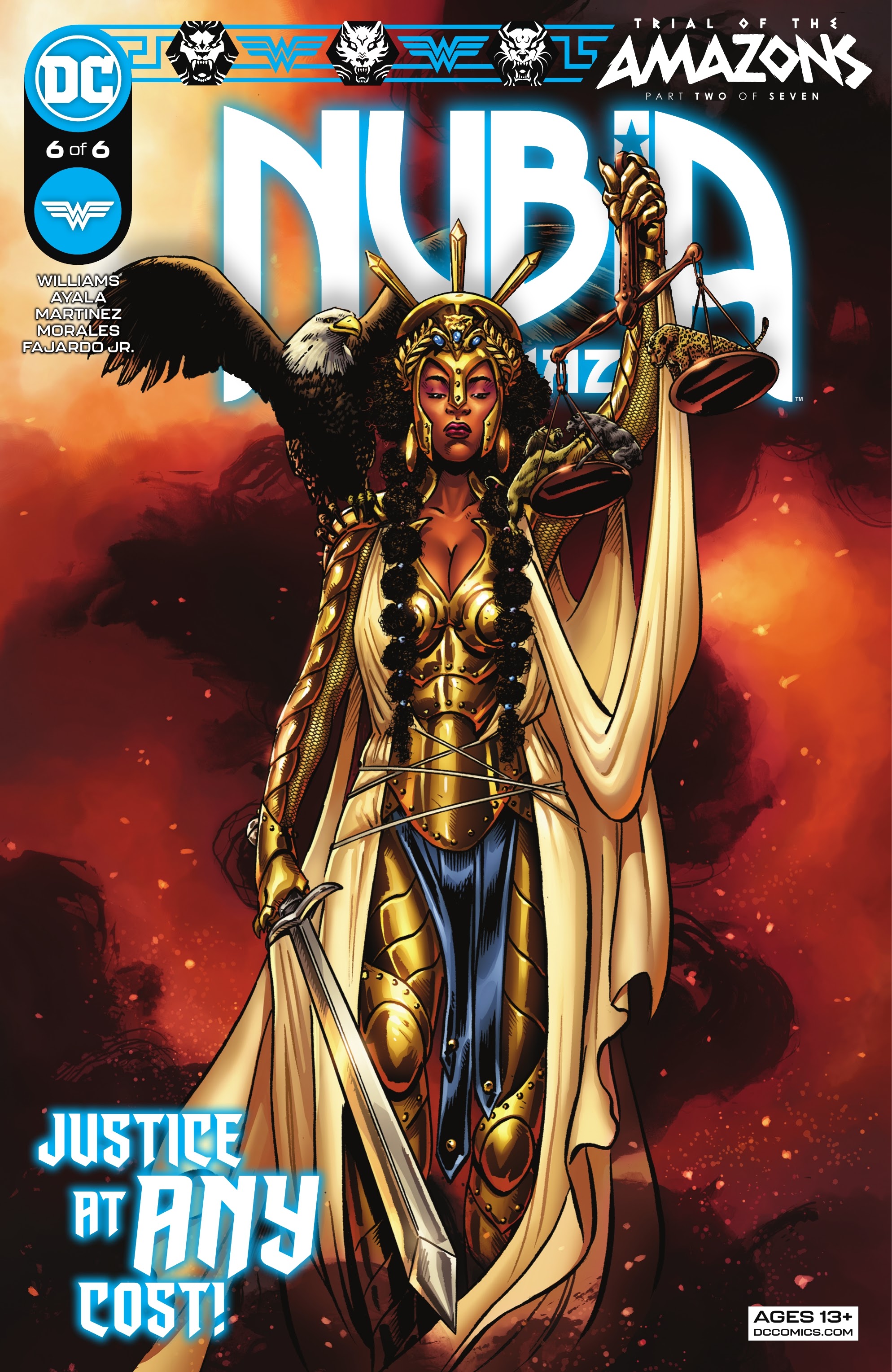 Read online Nubia & the Amazons comic -  Issue #6 - 1
