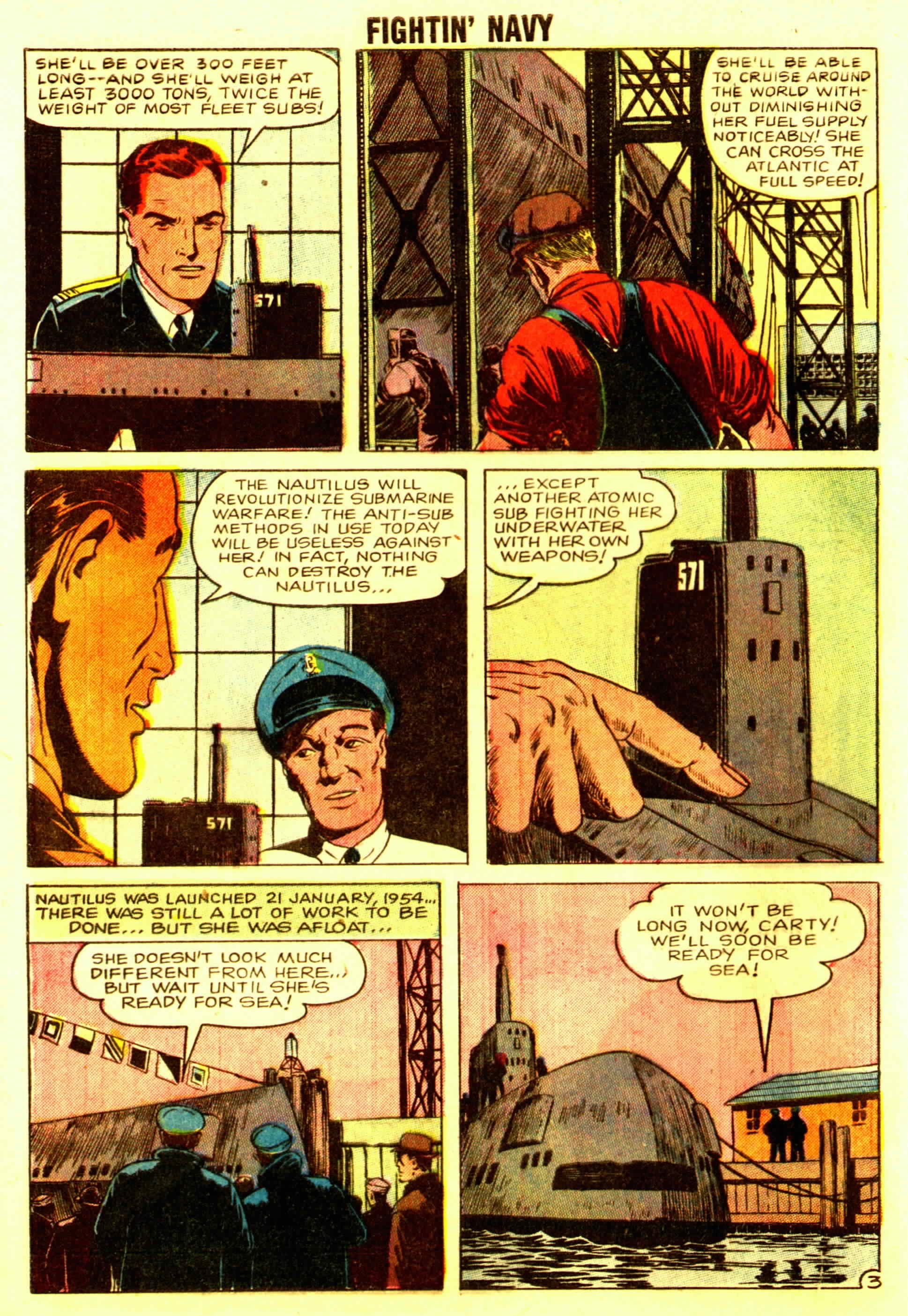 Read online Fightin' Navy comic -  Issue #83 - 54