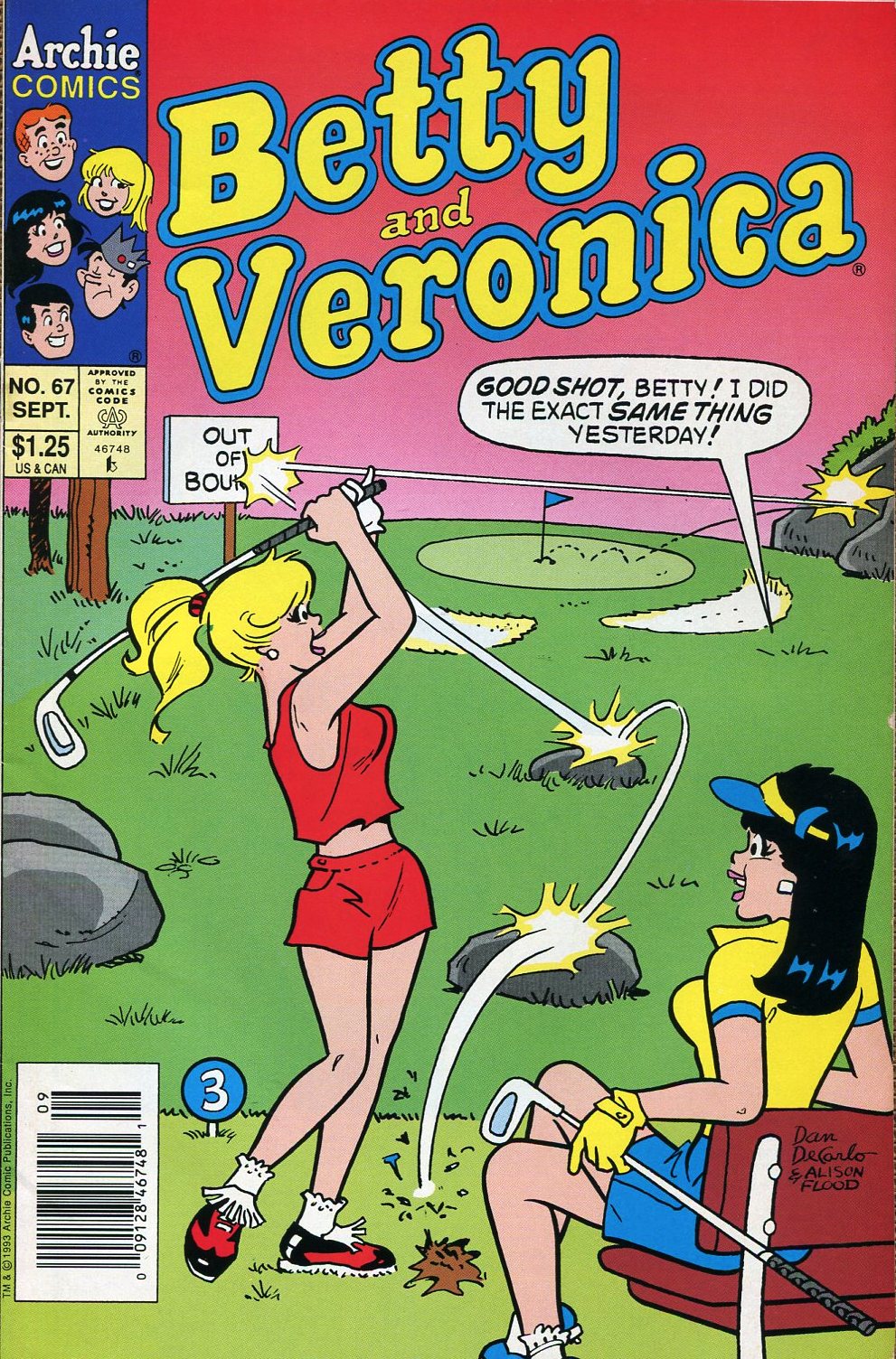 Read online Betty and Veronica (1987) comic -  Issue #67 - 1
