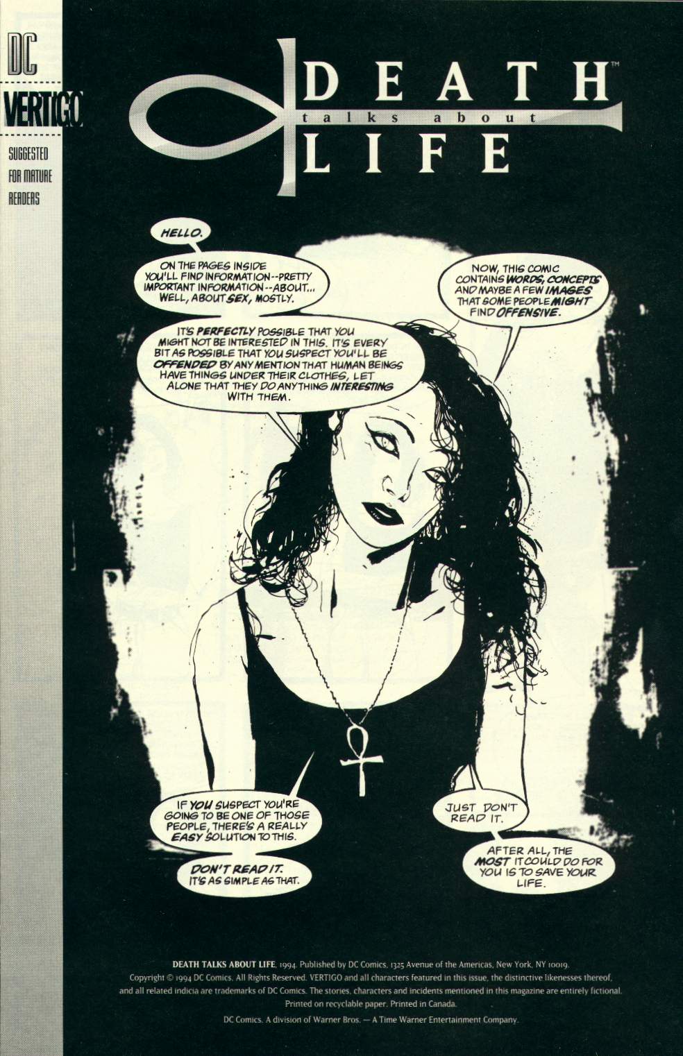 Read online Death Talks About Life comic -  Issue # Full - 1