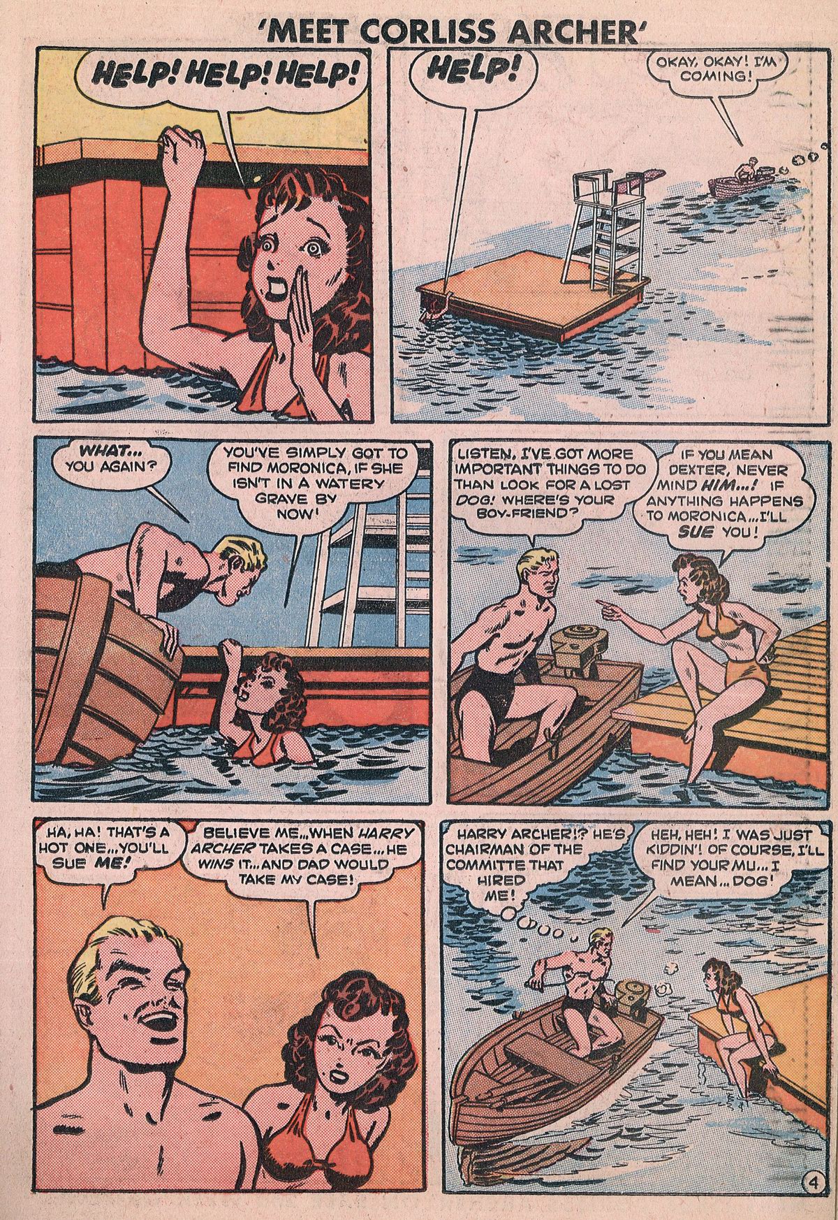 Read online Meet Corliss Archer comic -  Issue #3 - 5