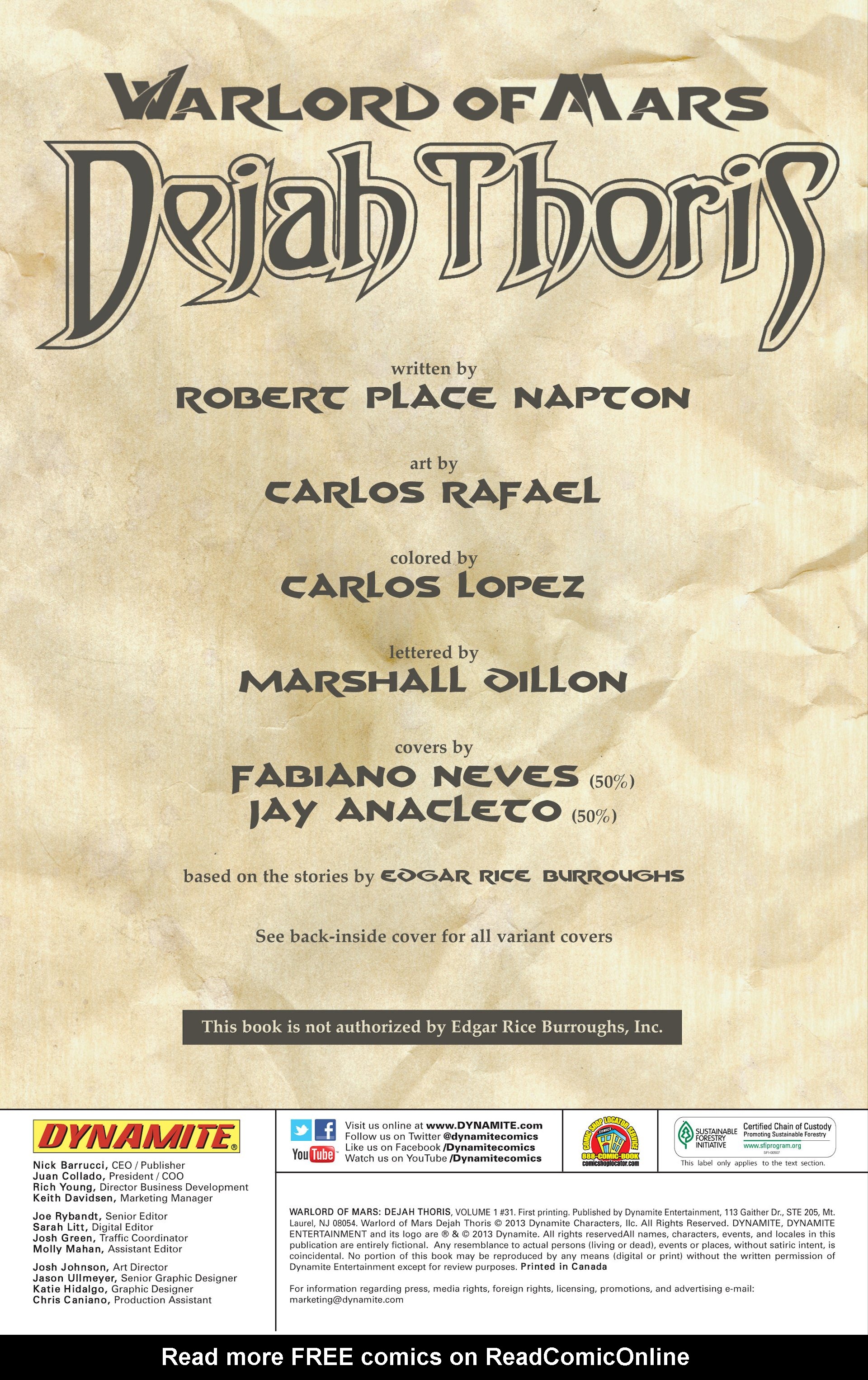 Read online Warlord Of Mars: Dejah Thoris comic -  Issue #31 - 3