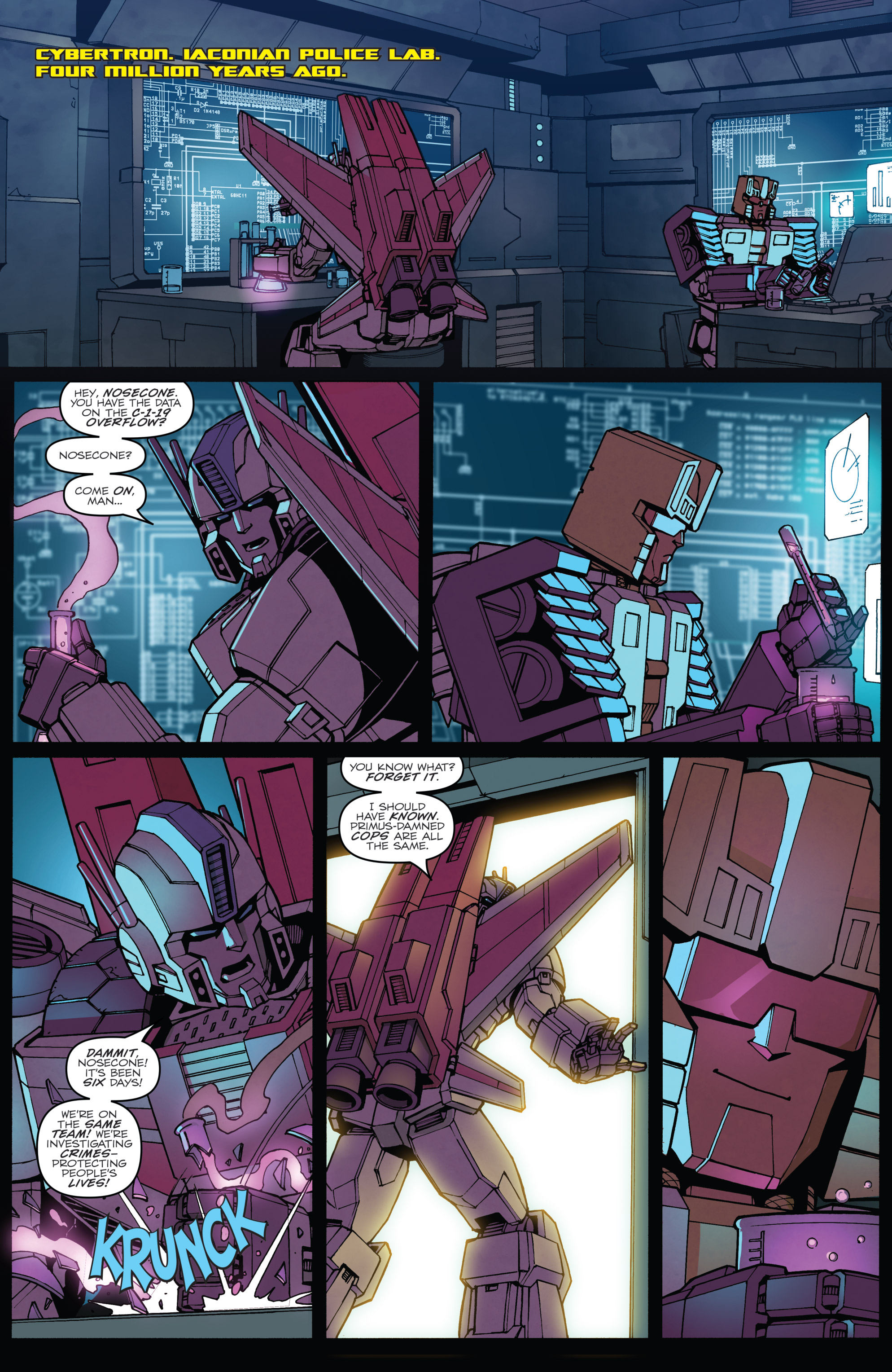 Read online Optimus Prime comic -  Issue #8 - 7