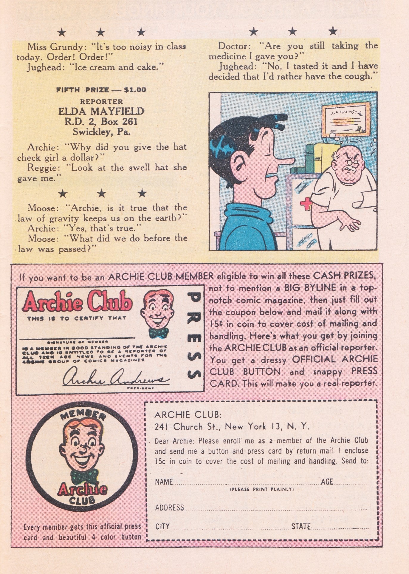 Read online Pep Comics comic -  Issue #143 - 27