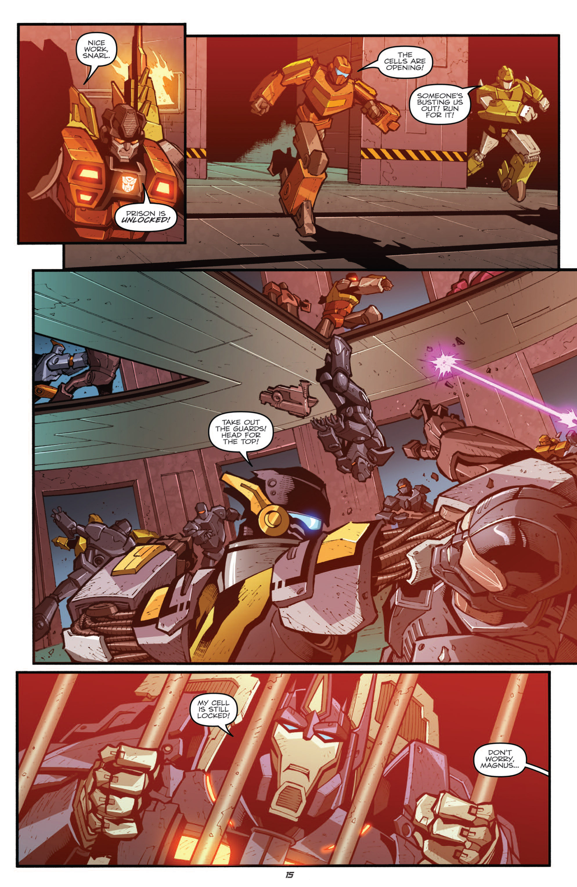 Read online The Transformers Prime: Rage of the Dinobots comic -  Issue #2 - 17