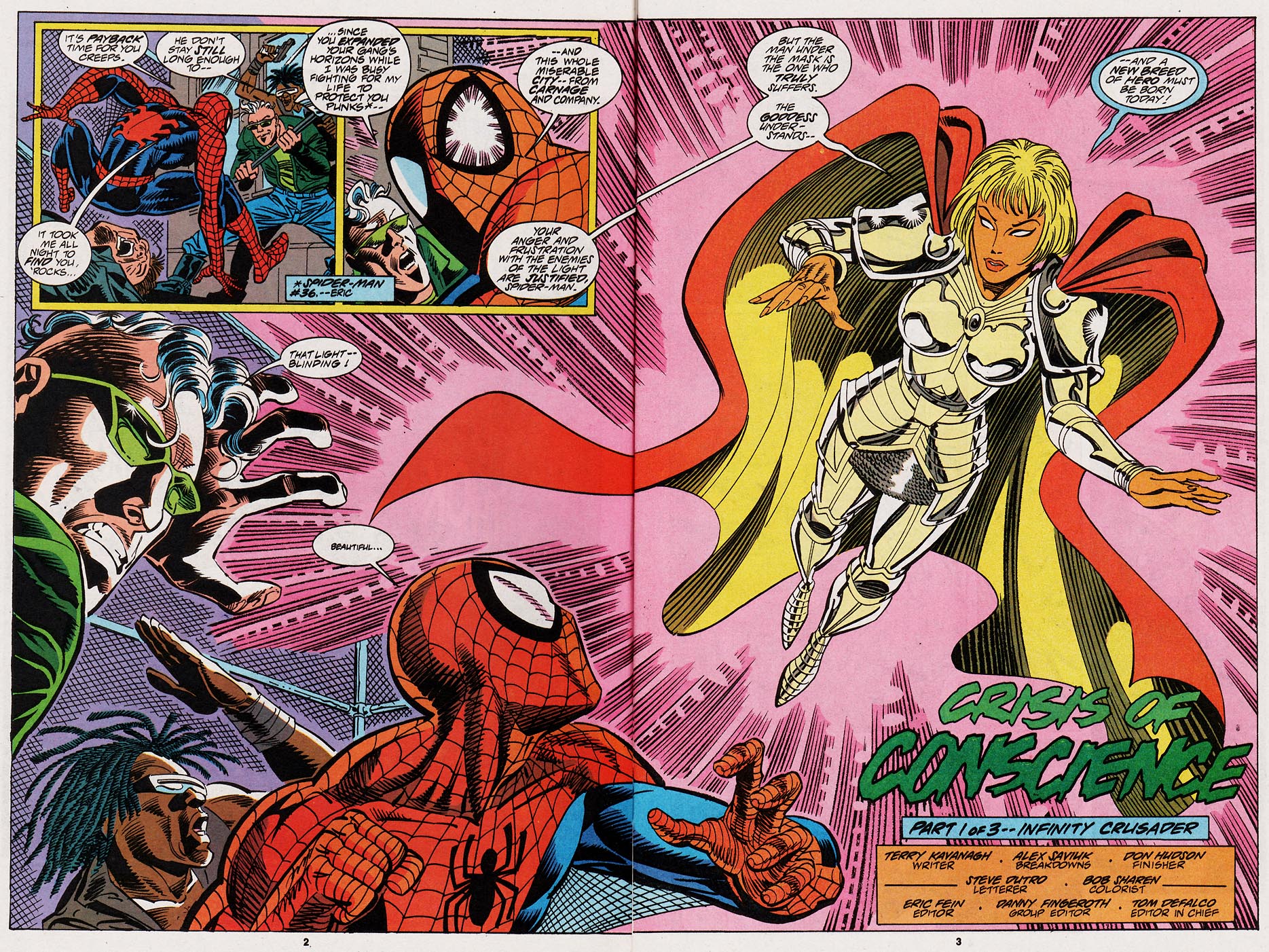 Read online Web of Spider-Man (1985) comic -  Issue #104 - 3