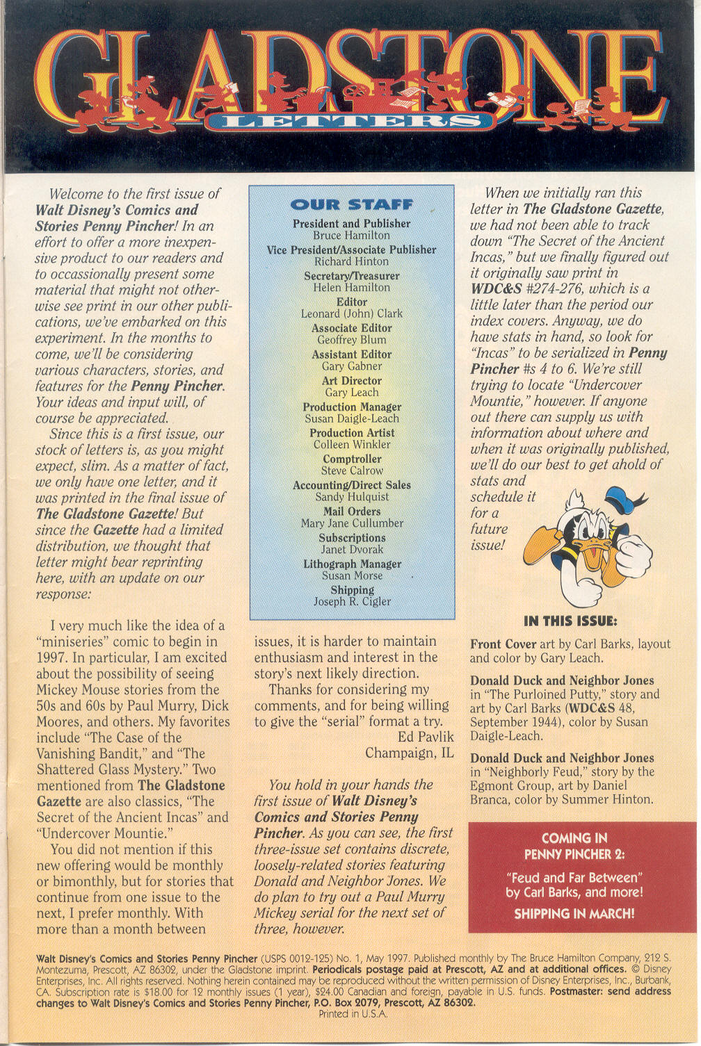 Read online Walt Disney's Comics Penny Pincher comic -  Issue #1 - 18