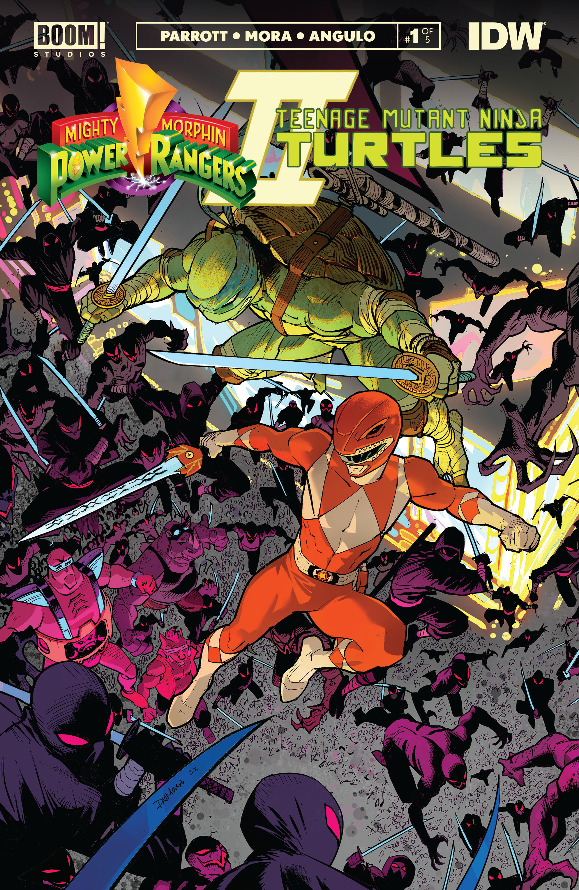Read online Mighty Morphin Power Rangers/ Teenage Mutant Ninja Turtles II comic -  Issue #1 - 1