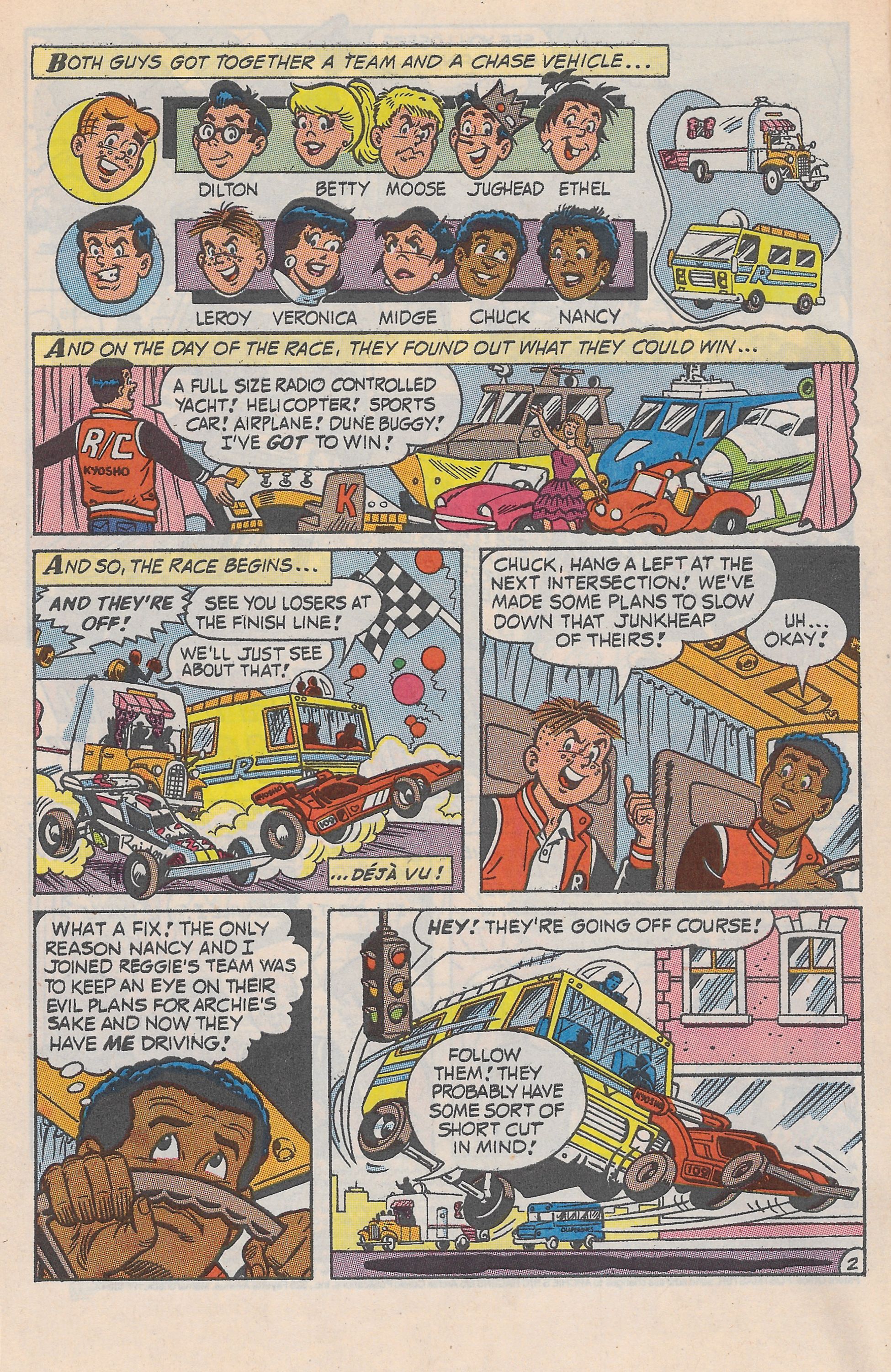 Read online Archie's R/C Racers comic -  Issue #2 - 4