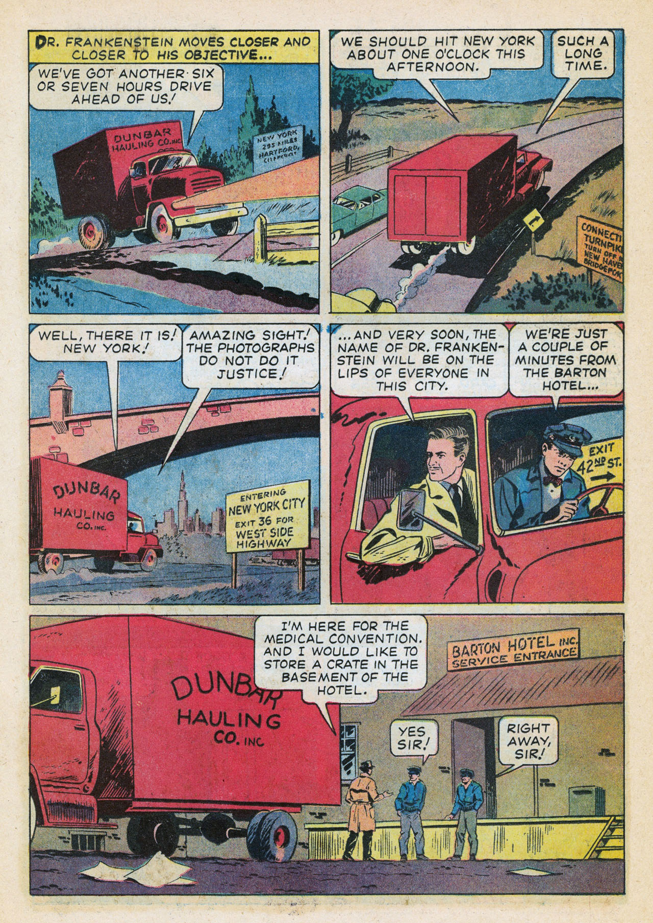 Read online Frankenstein (1964) comic -  Issue #1 - 27