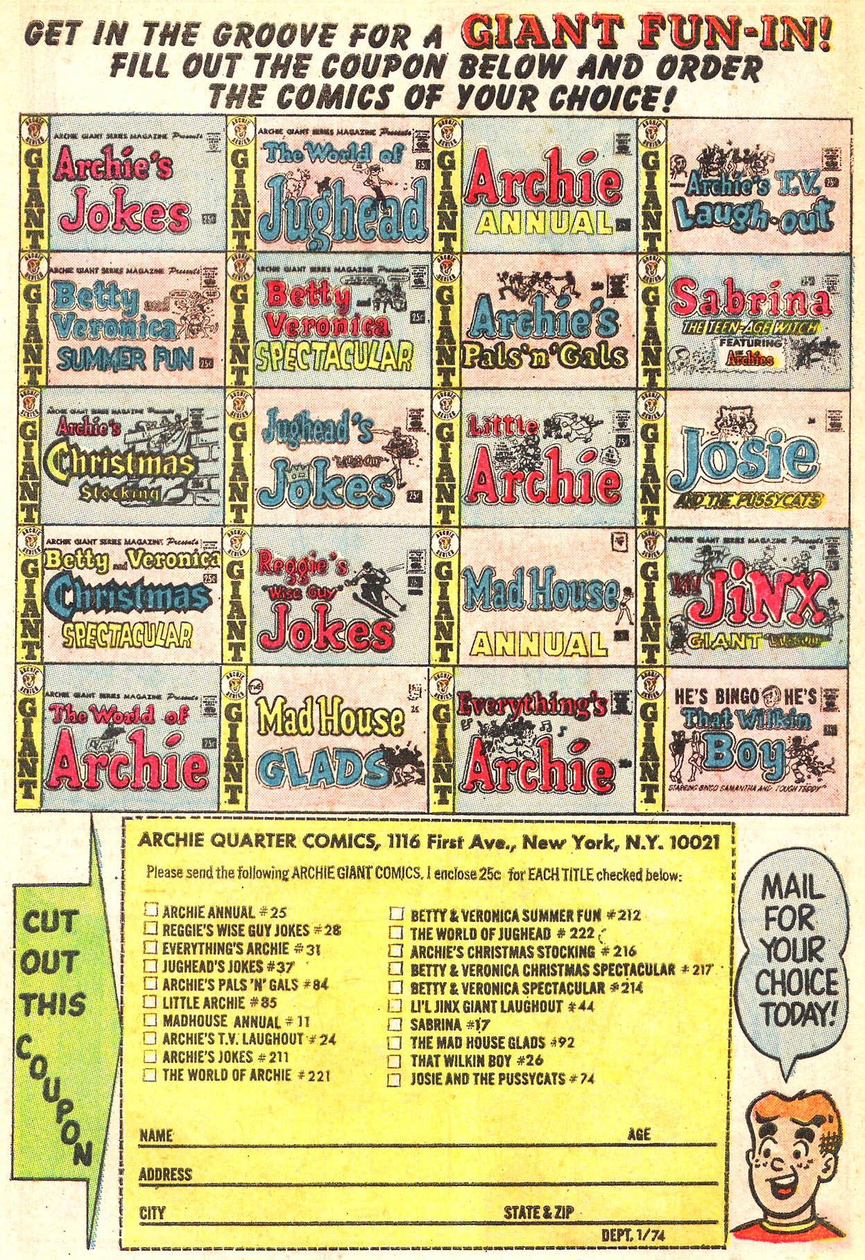 Read online Archie Giant Series Magazine comic -  Issue #220 - 21