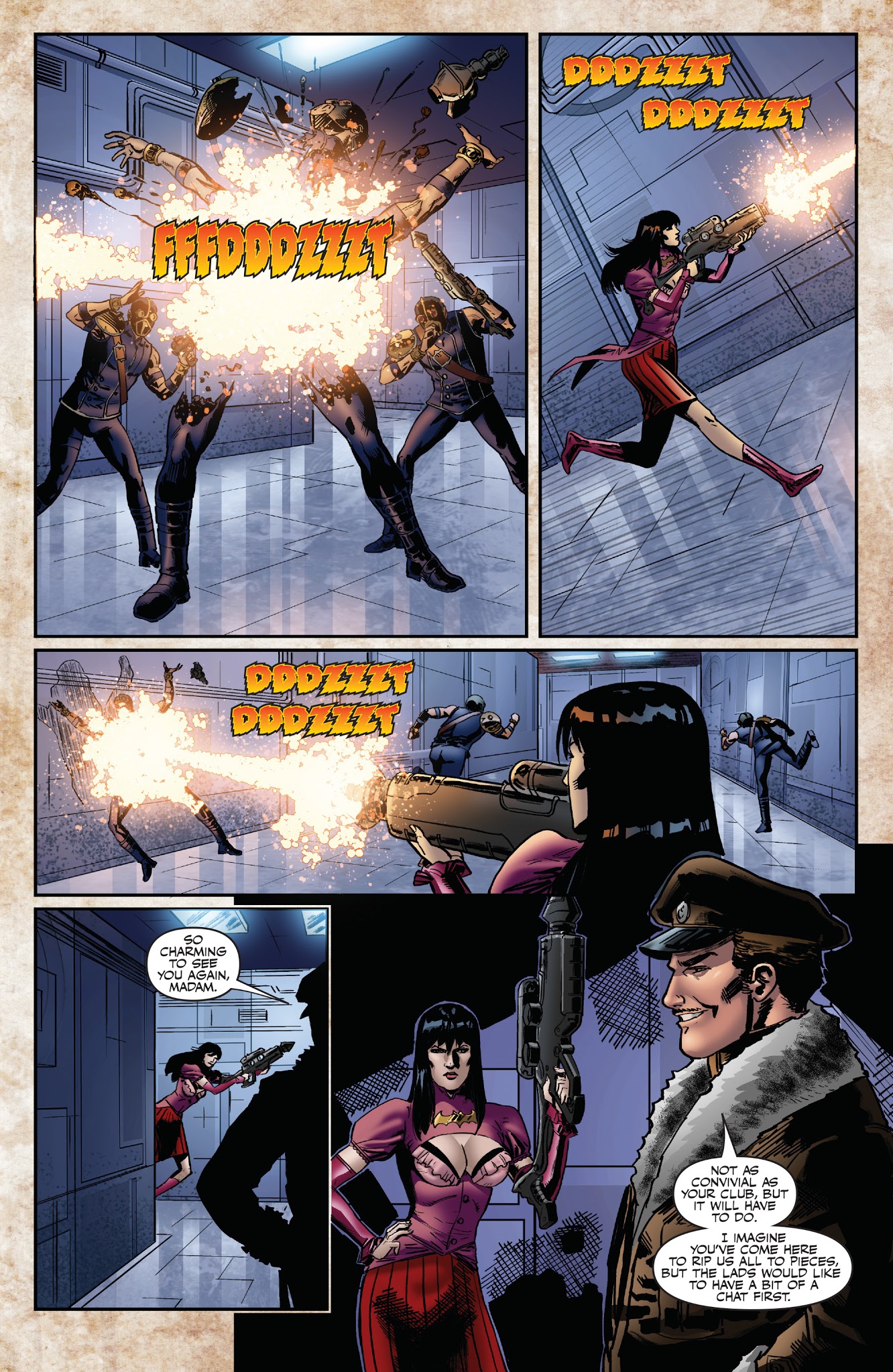 Read online Legenderry: Vampirella comic -  Issue # _TPB - 91