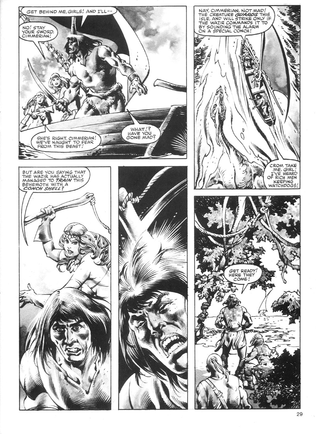 Read online The Savage Sword Of Conan comic -  Issue #88 - 29