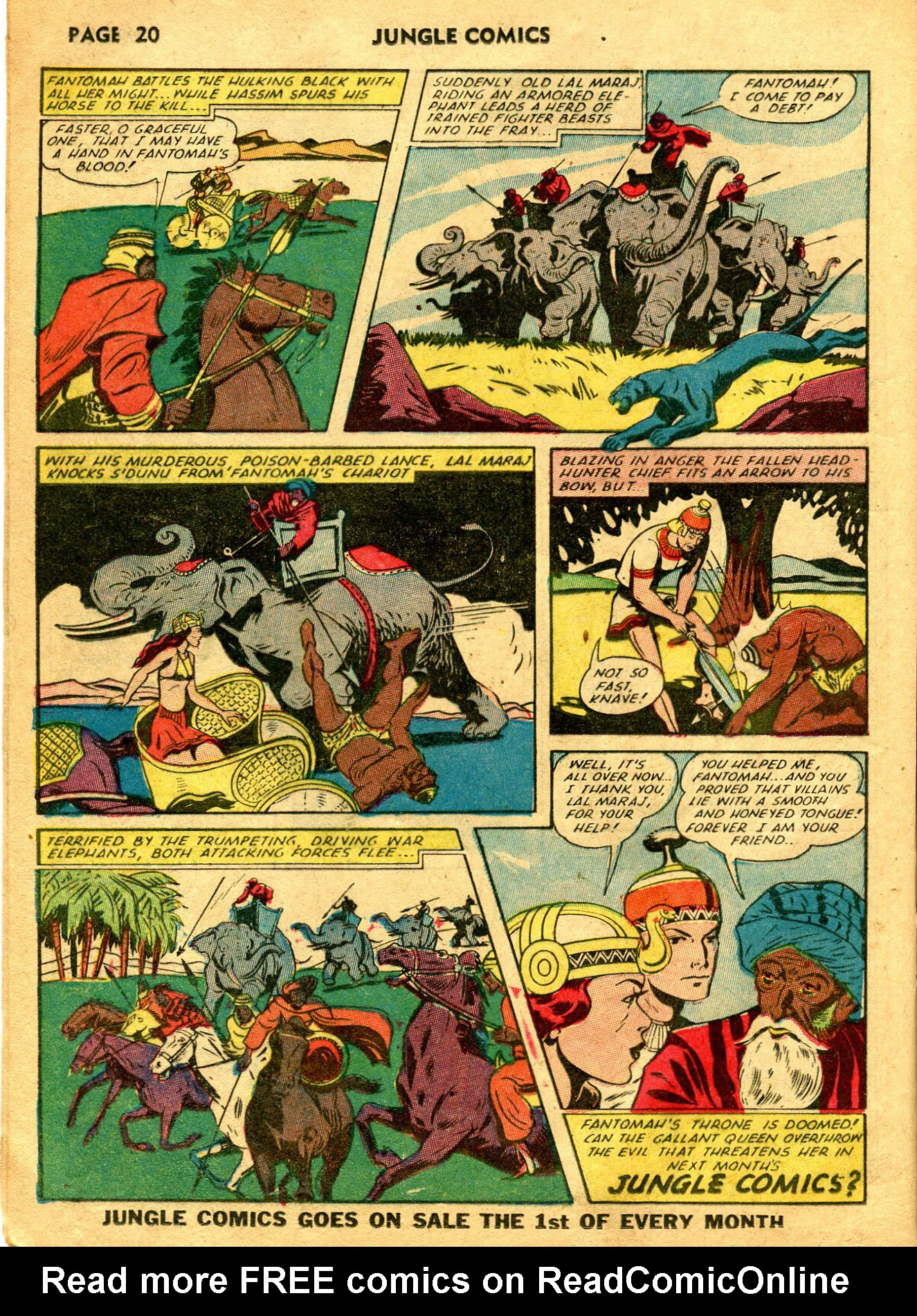 Read online Jungle Comics comic -  Issue #33 - 22