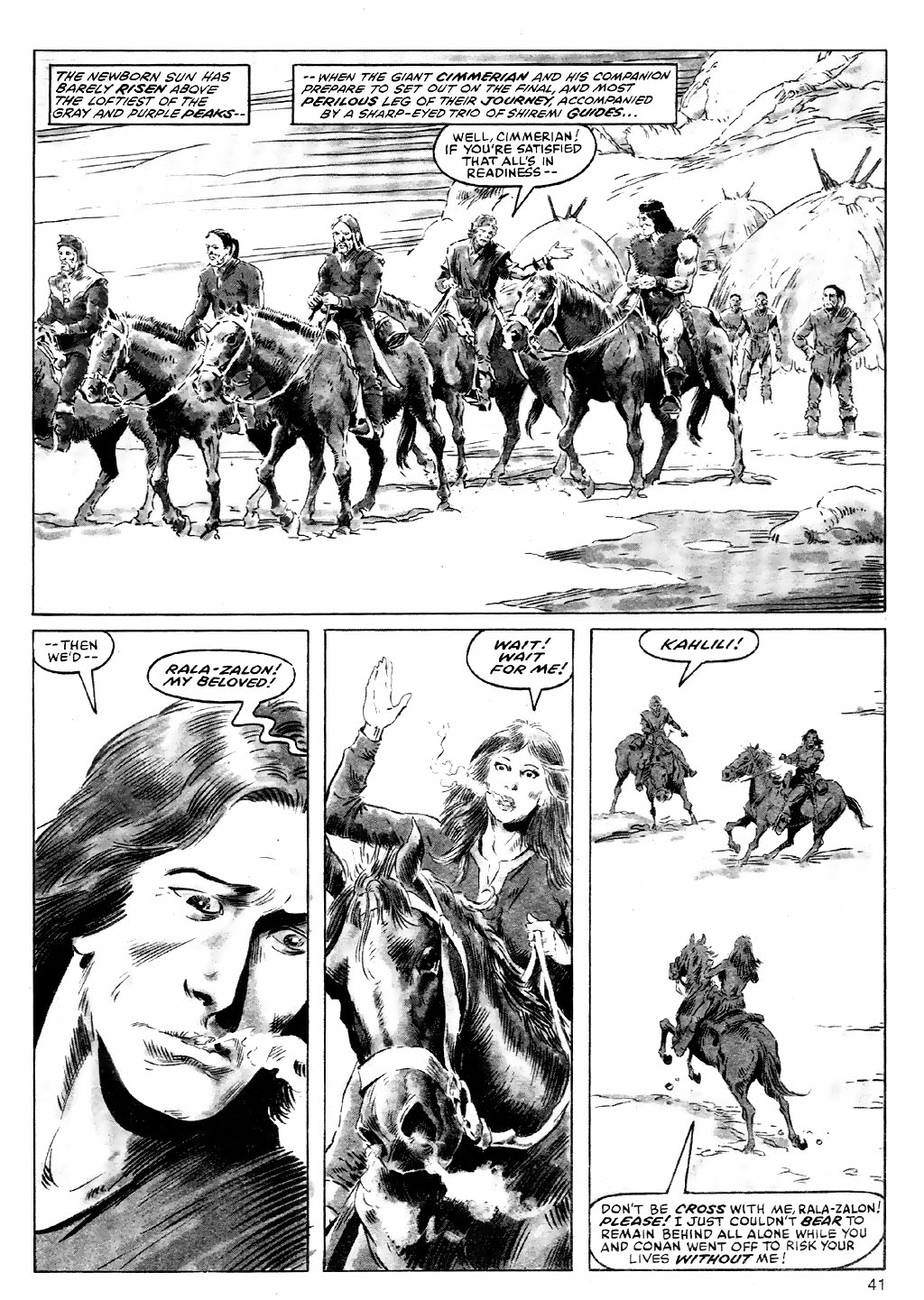 Read online The Savage Sword Of Conan comic -  Issue #84 - 41