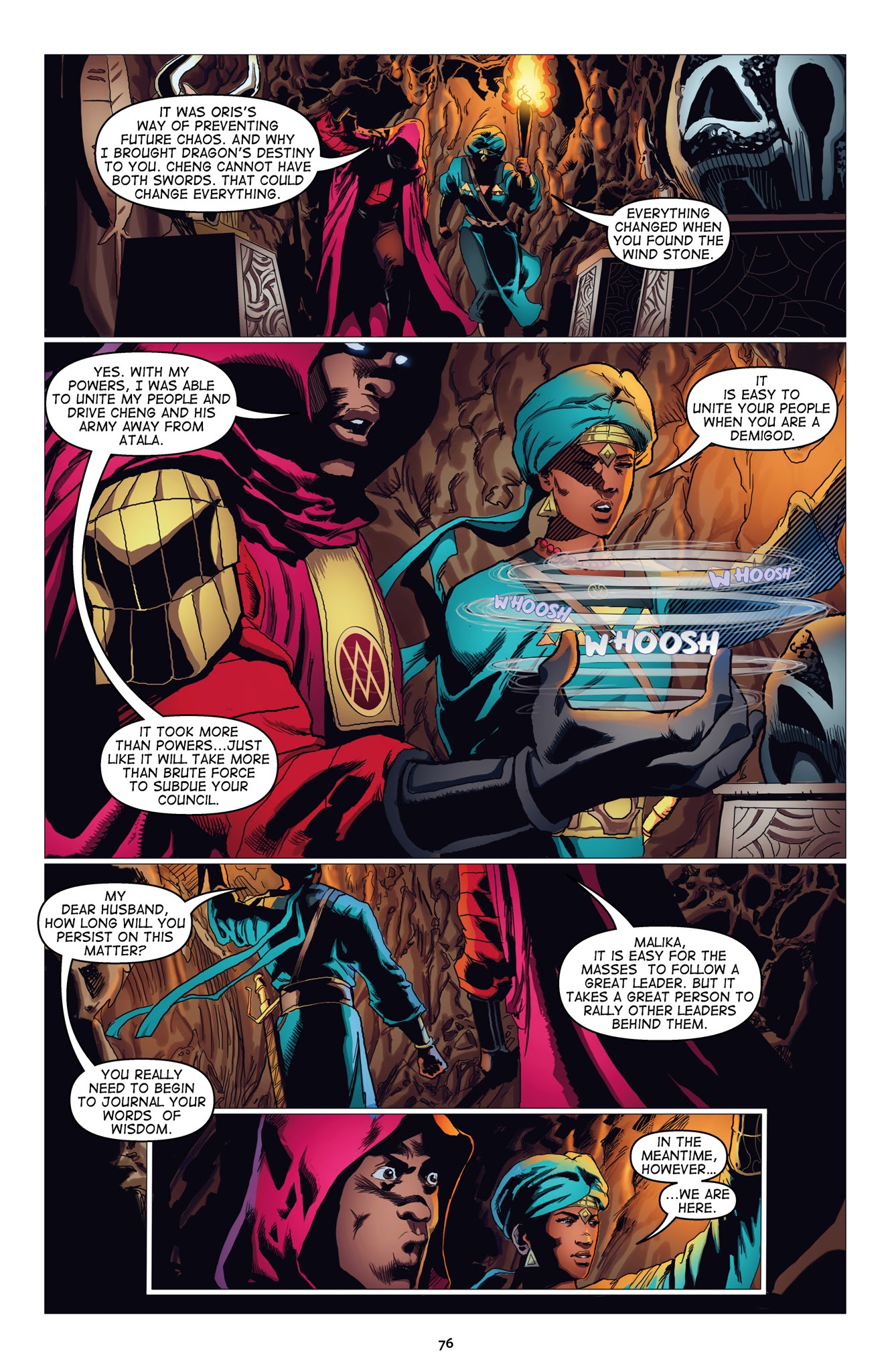 Read online Malika: Warrior Queen comic -  Issue # TPB 1 (Part 1) - 78