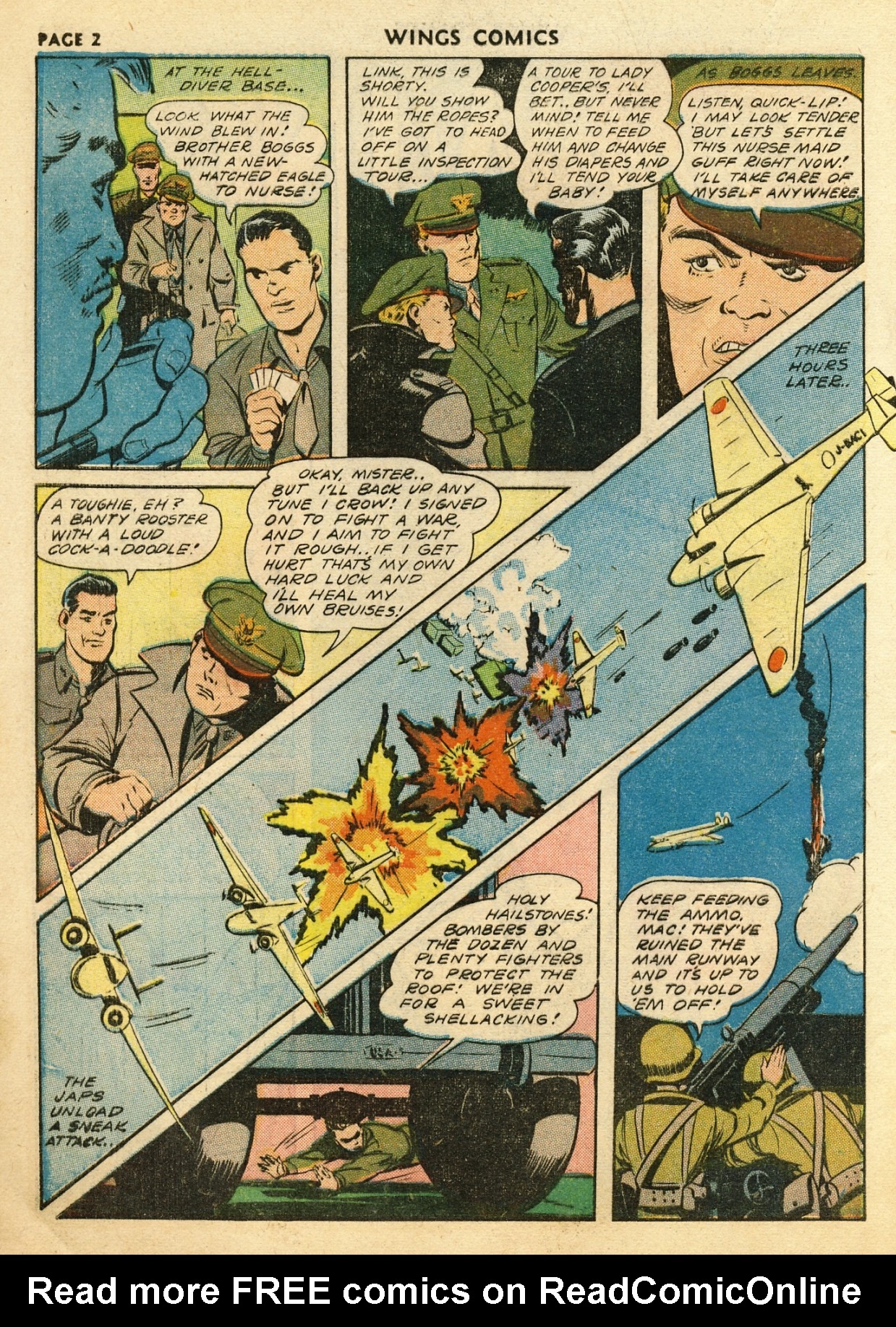 Read online Wings Comics comic -  Issue #33 - 4