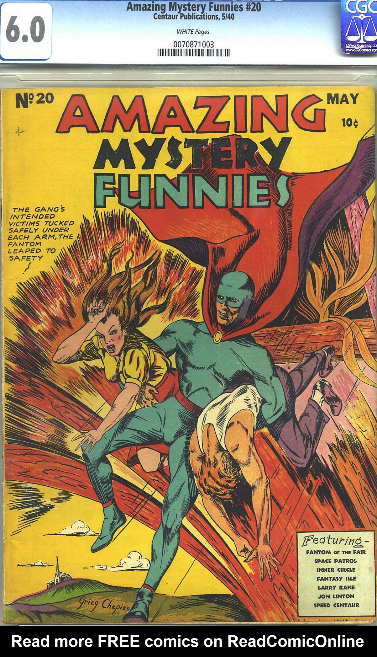 Read online Amazing Mystery Funnies comic -  Issue #20 - 1