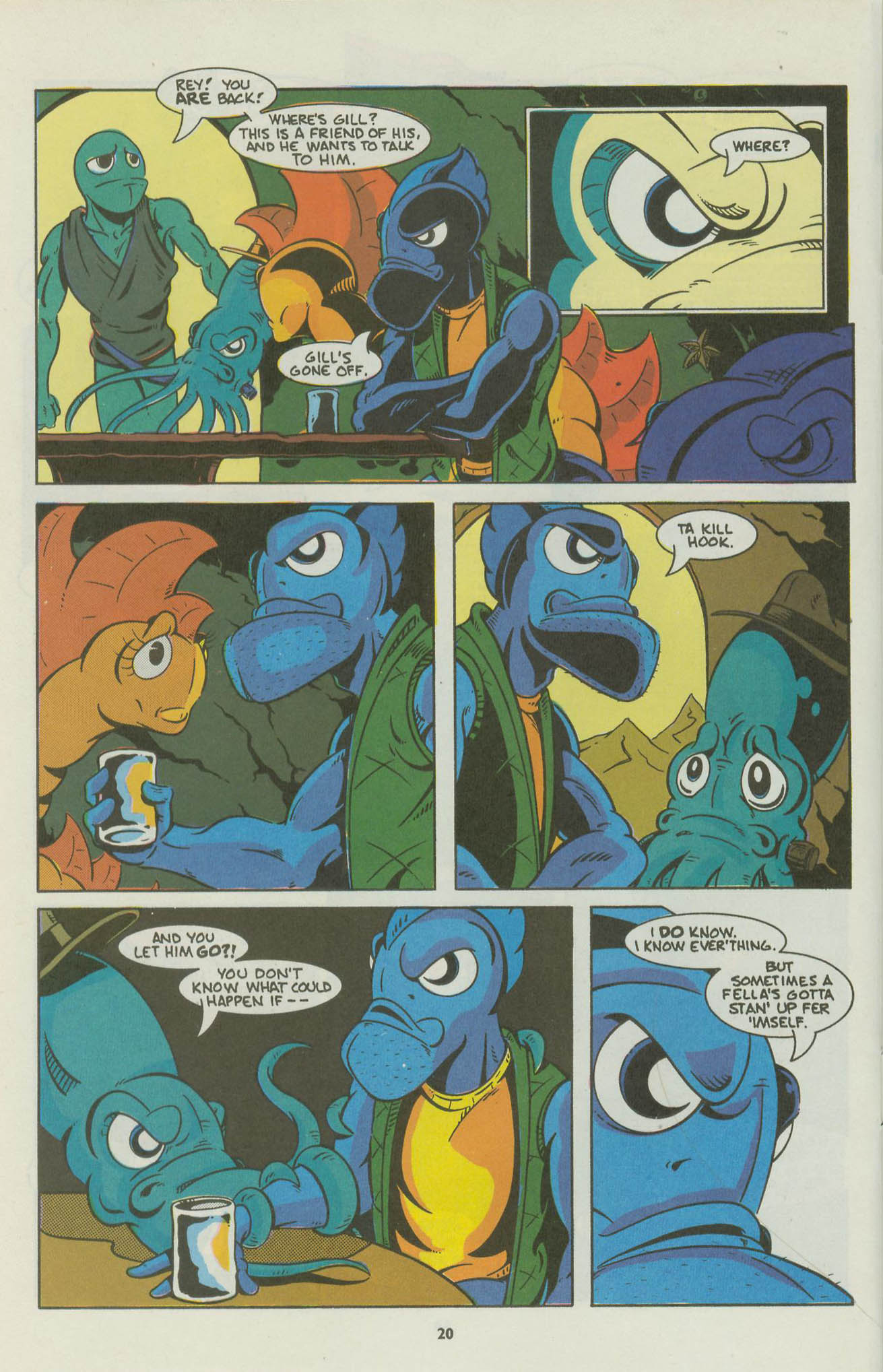 Read online The Fish Police comic -  Issue #16 - 22