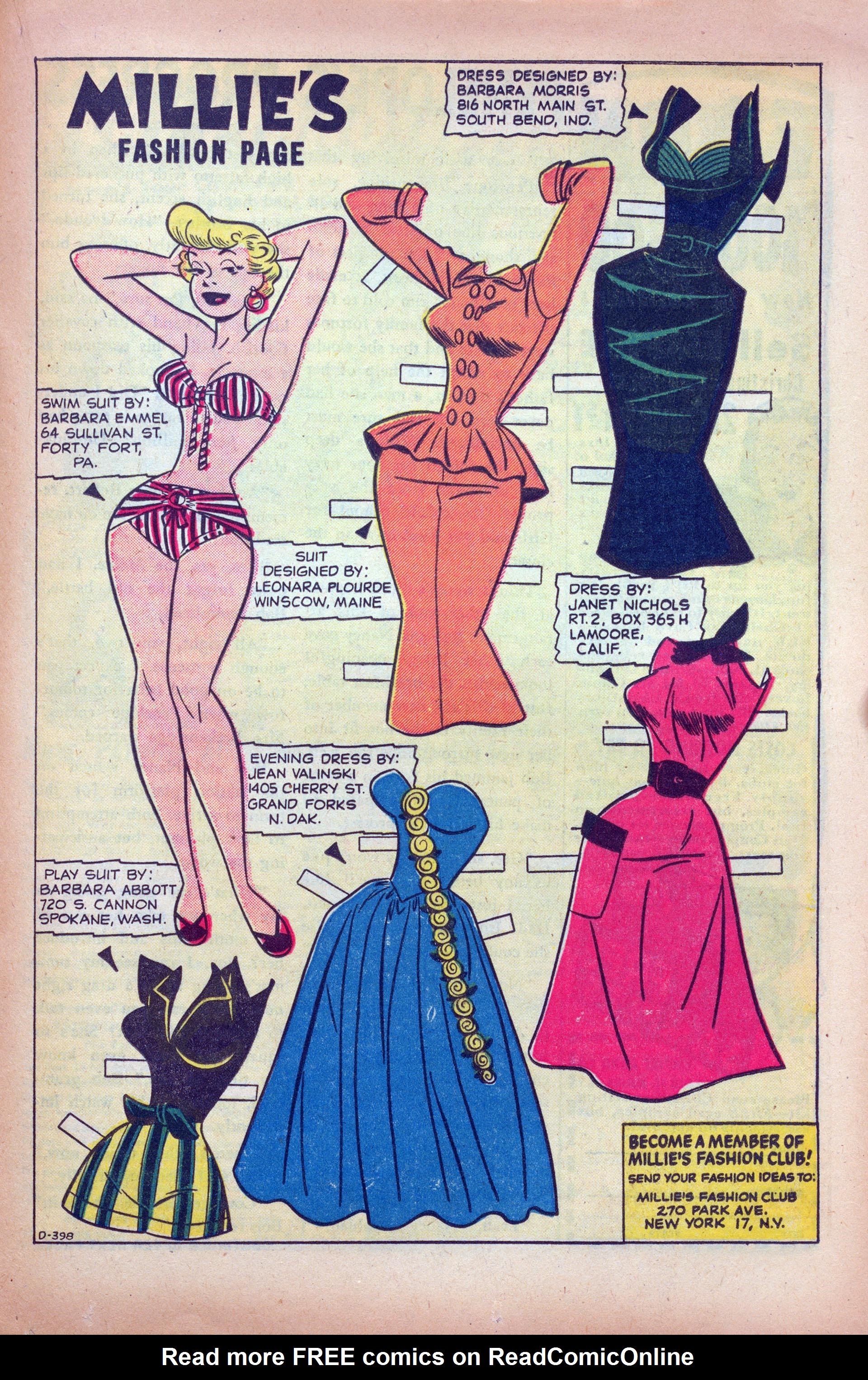 Read online Millie the Model comic -  Issue #48 - 17