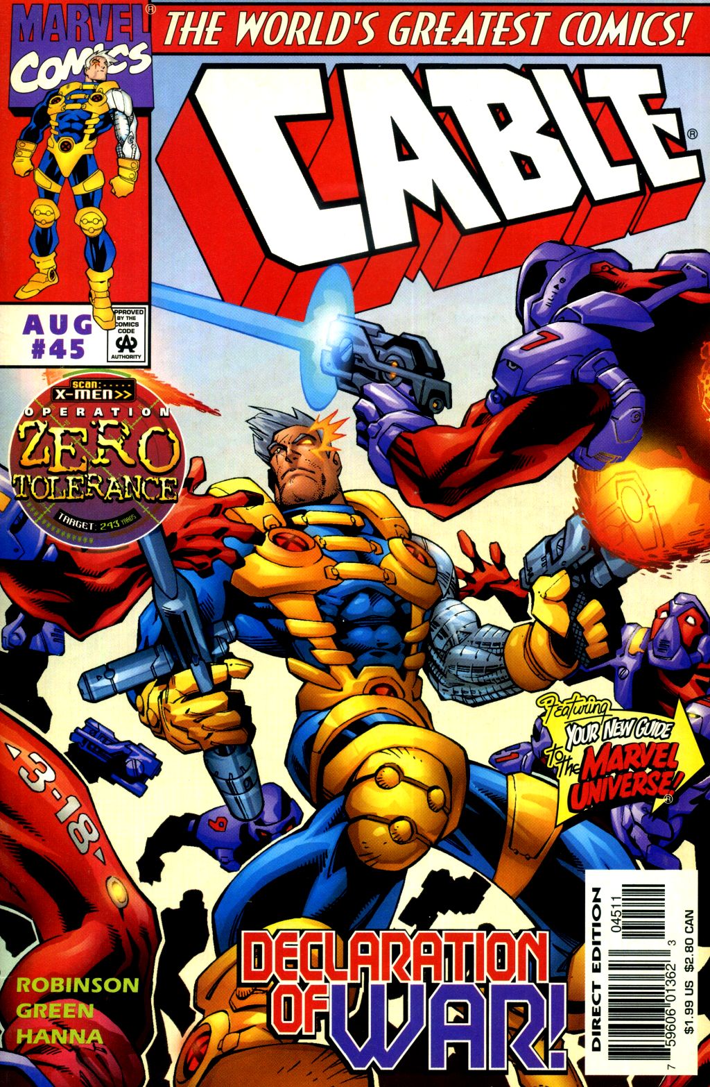 Read online Cable (1993) comic -  Issue #45 - 1